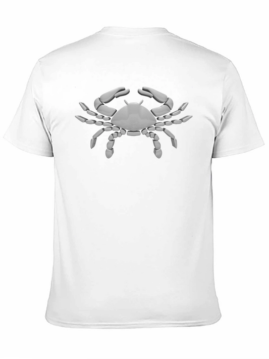 Crab Graphic T-Shirt - Black Cotton Tee