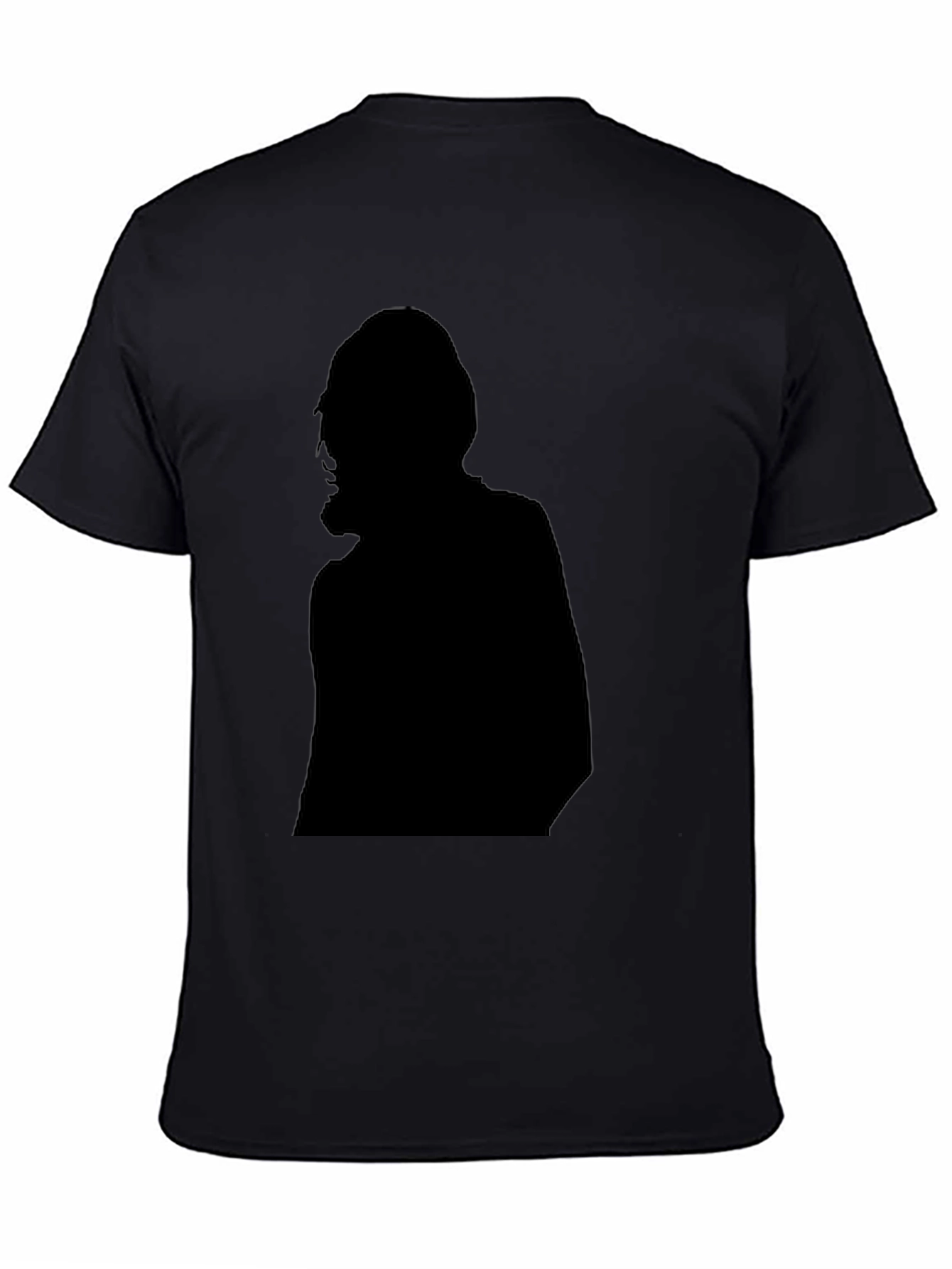 Silhouette Graphic Black Tee Shirt