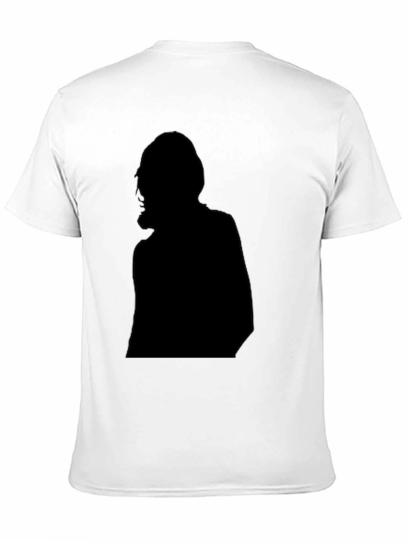 Silhouette Graphic Black Tee Shirt
