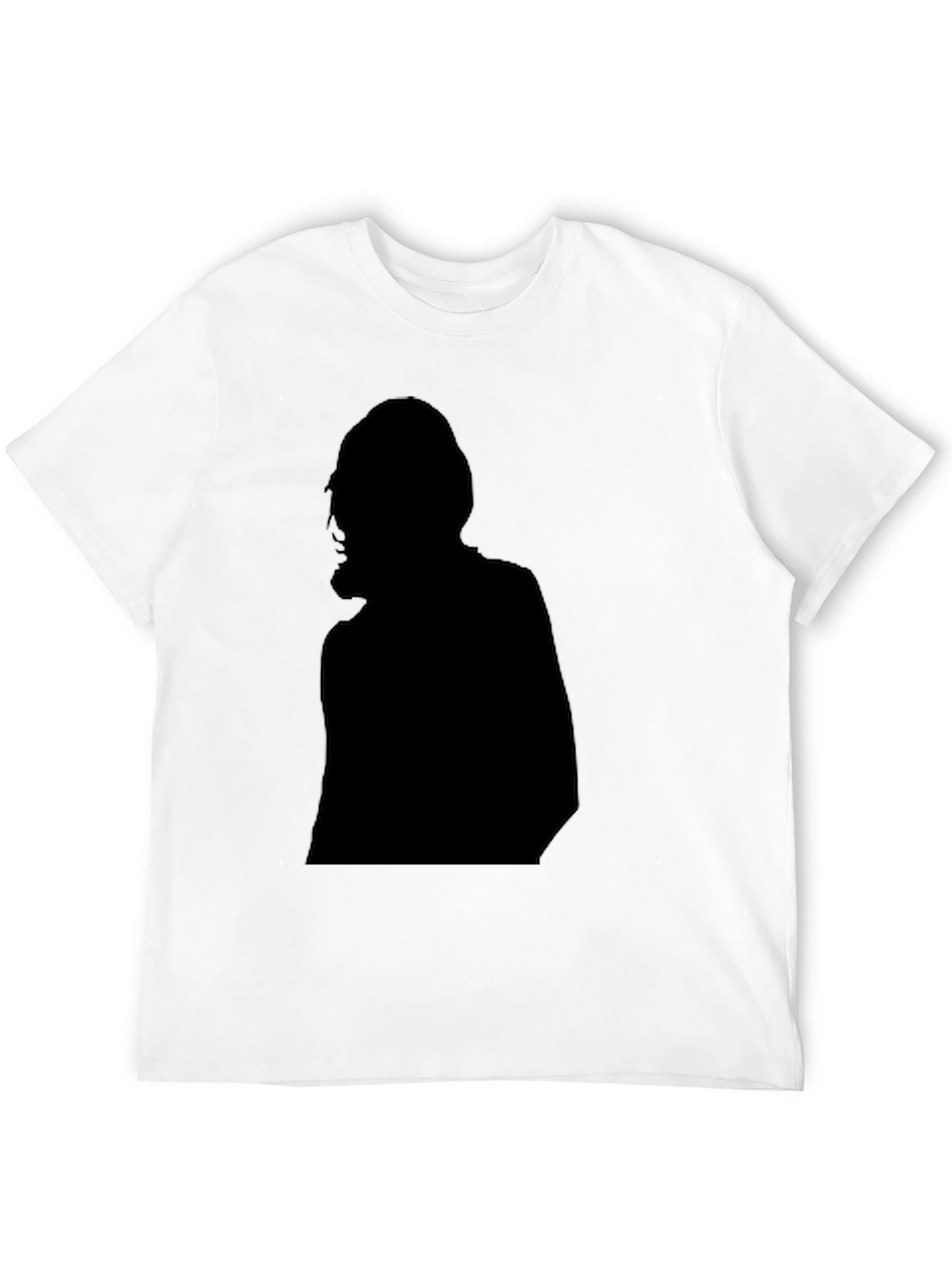 Silhouette Graphic Black Tee Shirt