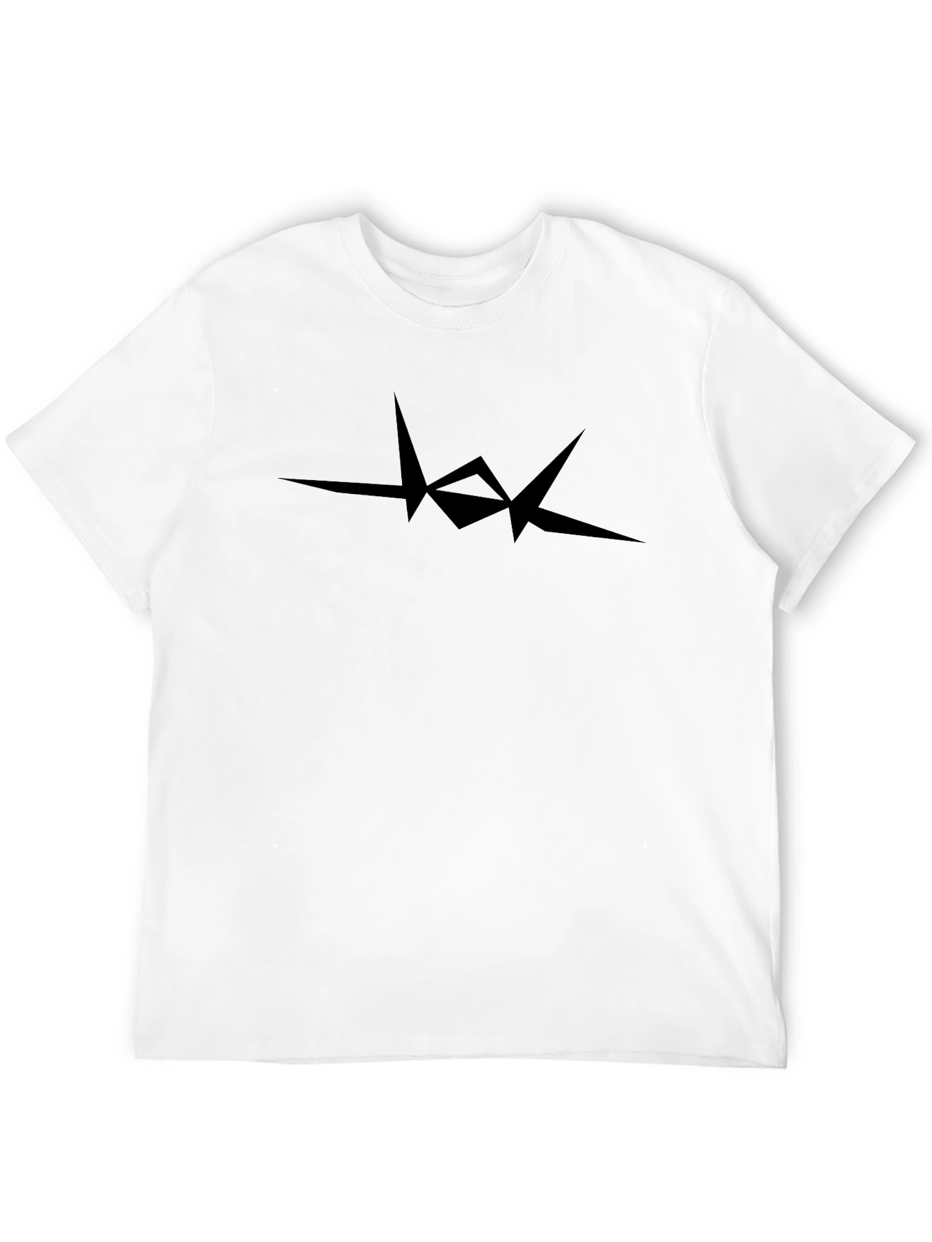 Modern Black Graphic Tee - Sharp Design