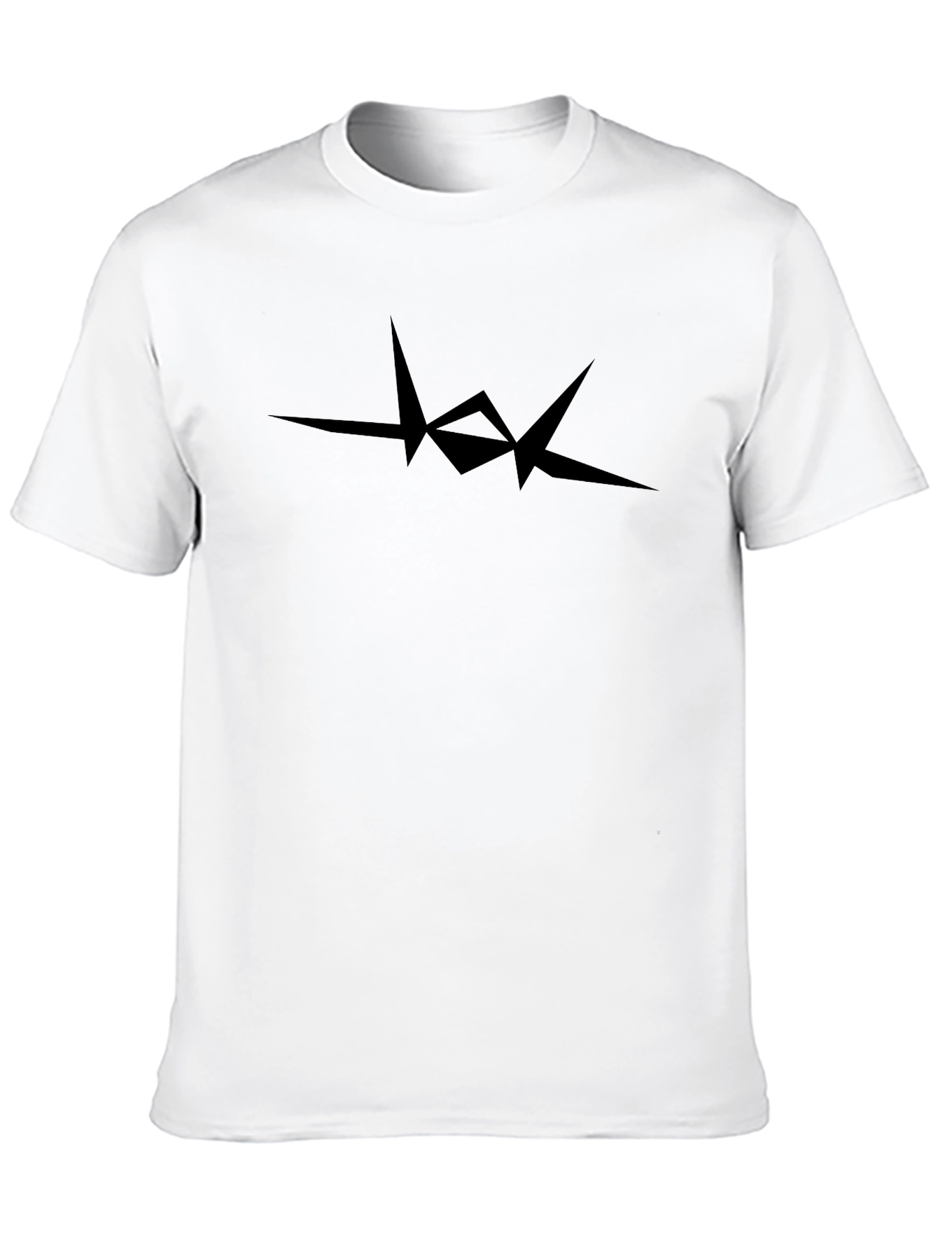 Modern Black Graphic Tee - Sharp Design