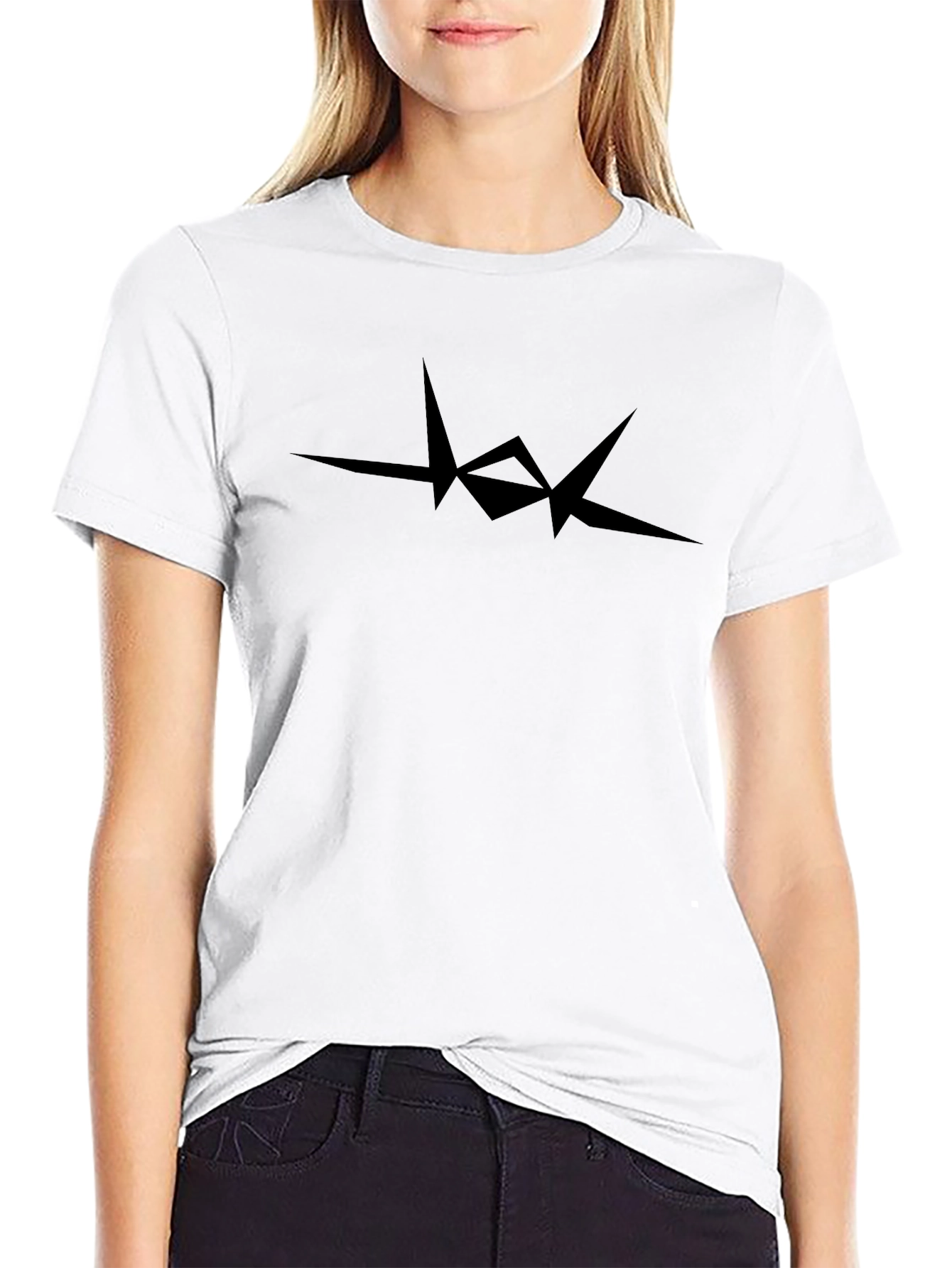Modern Black Graphic Tee - Sharp Design