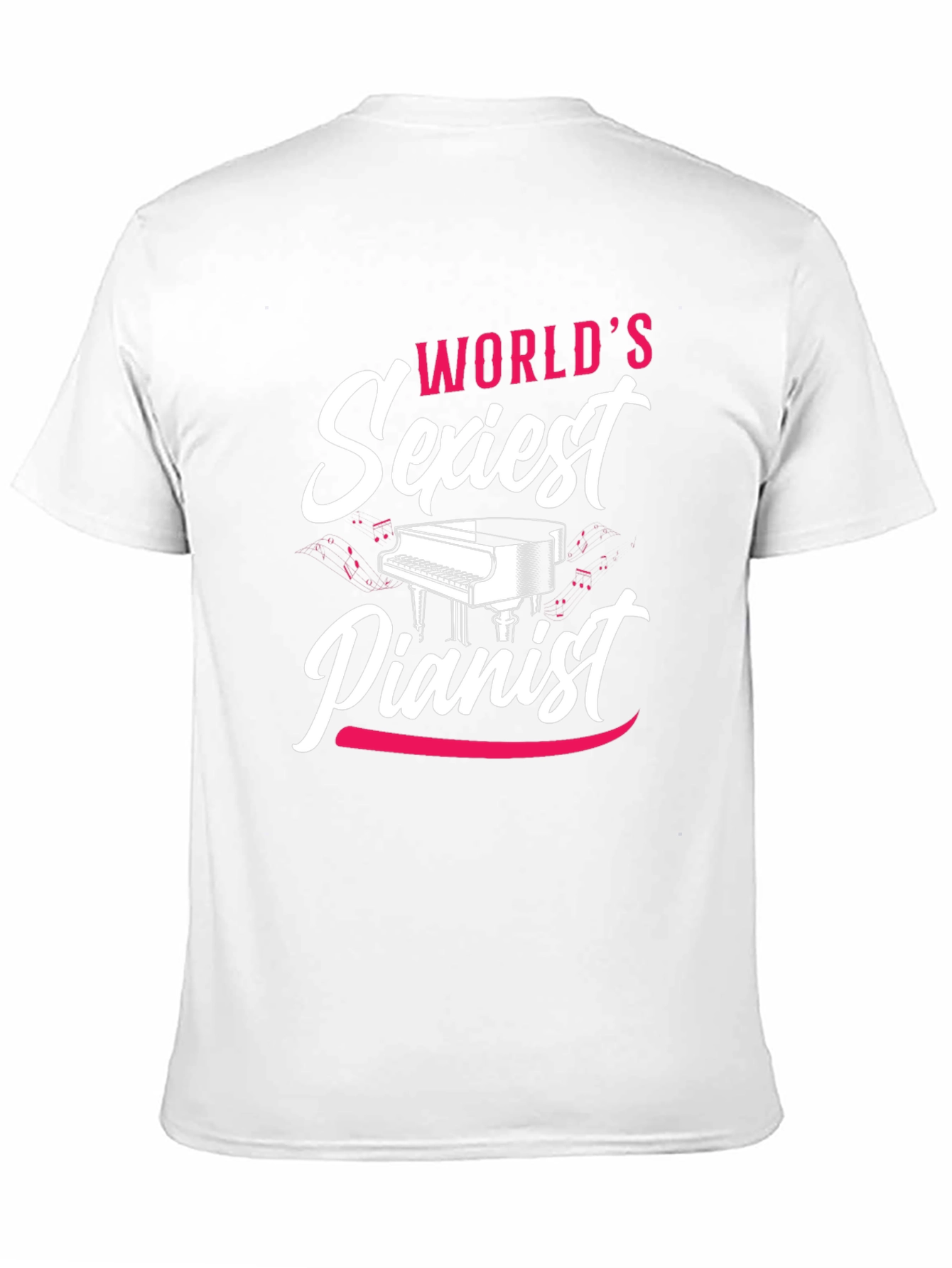 Worlds Sexiest Pianist Black T-Shirt