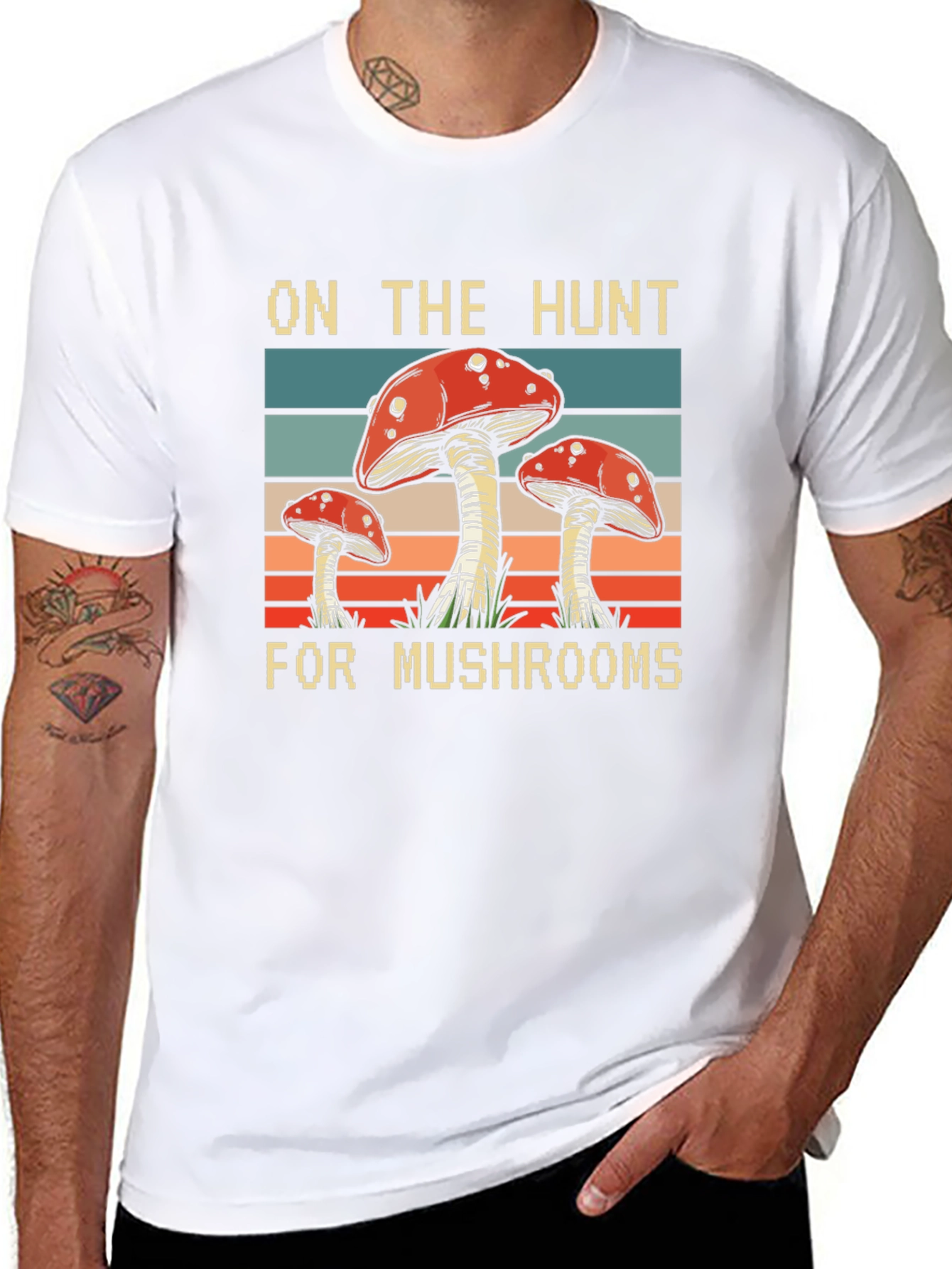 Mushroom Hunt Graphic Tee
