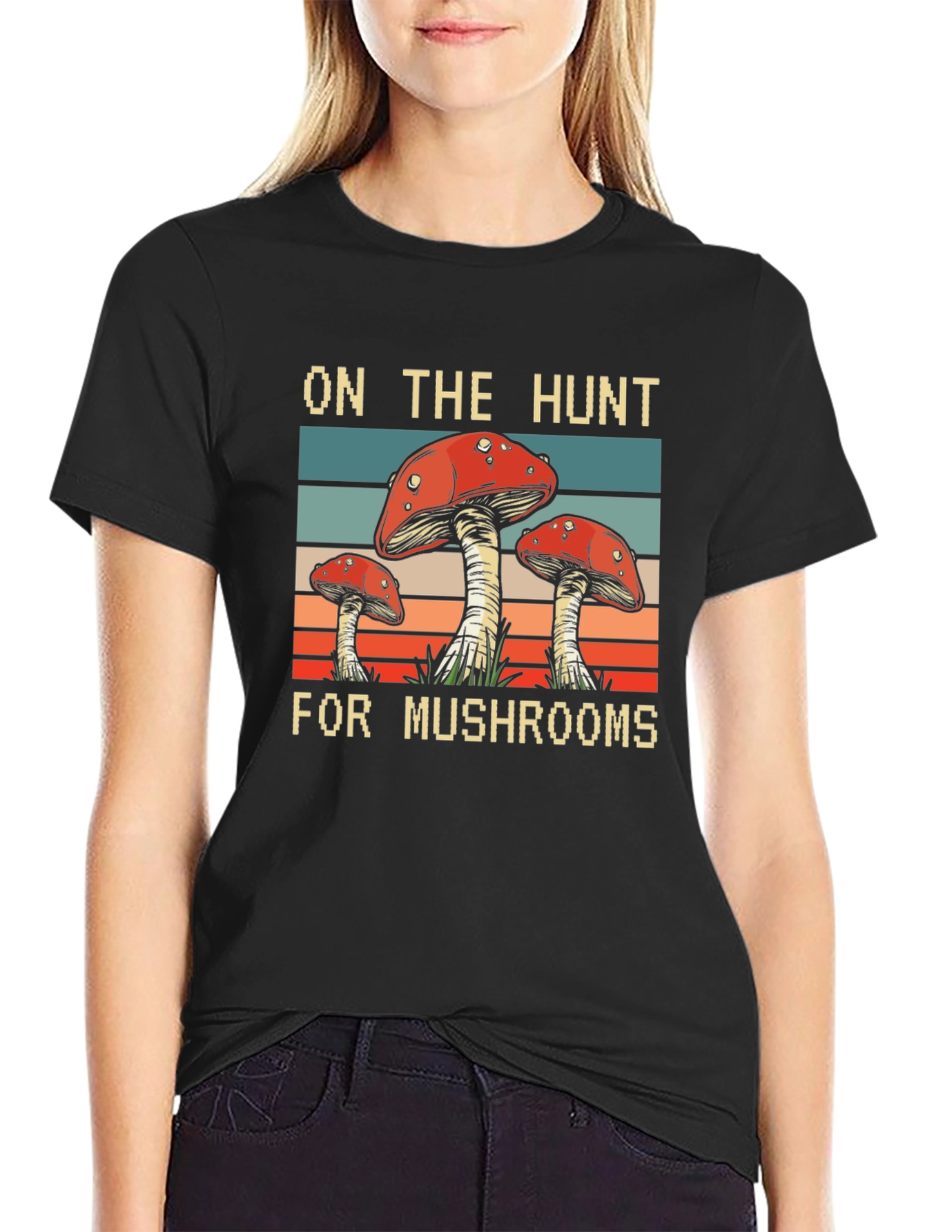 Mushroom Hunt Graphic Tee