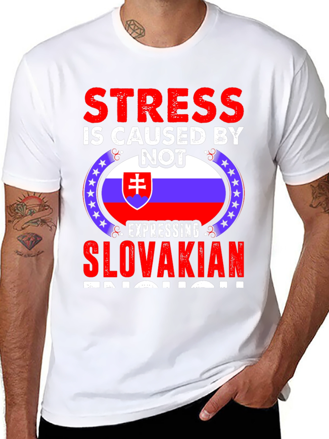 Slovakian Pride T-Shirt - Express Yourself!
