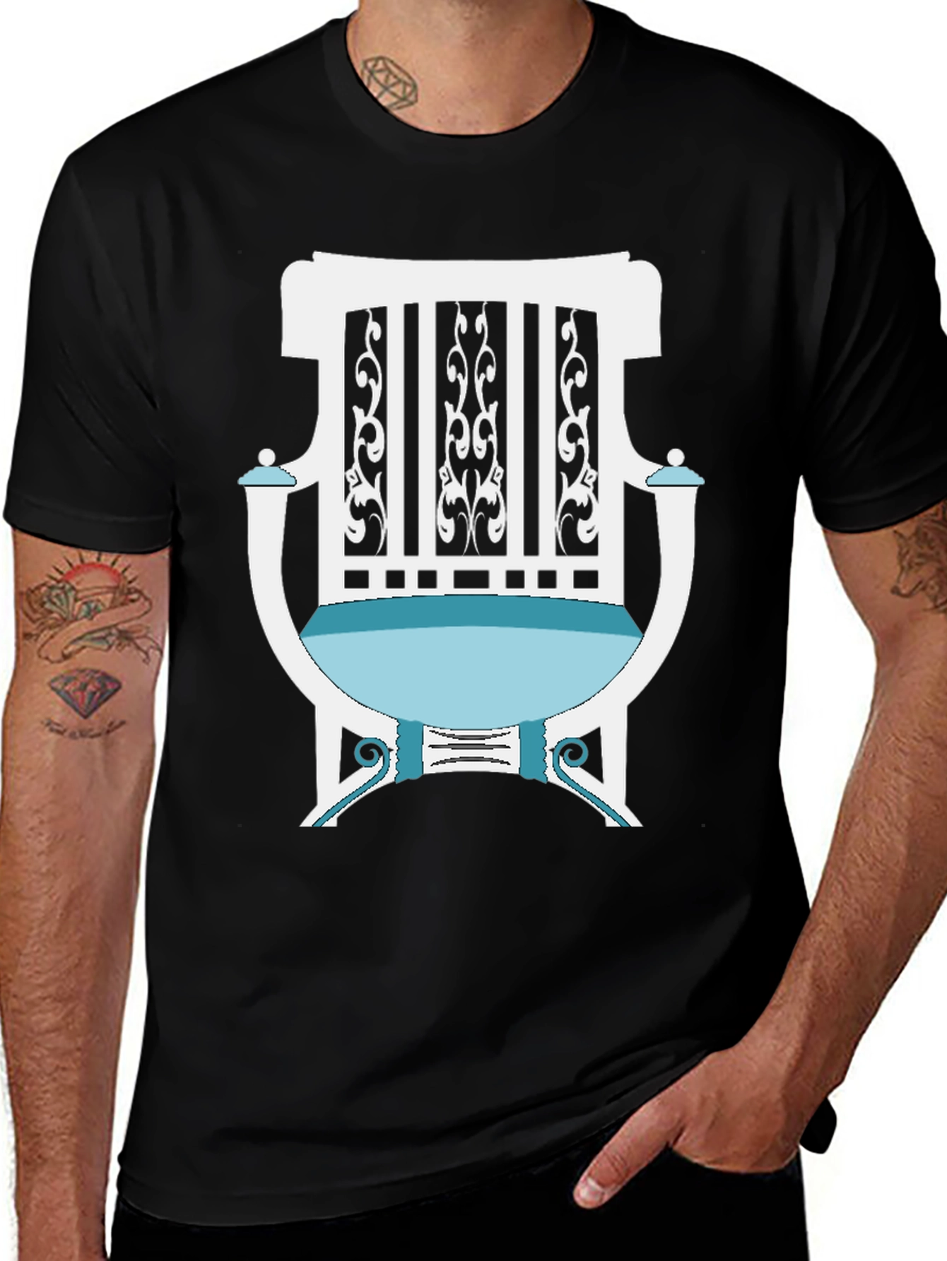 Chair Graphic T-Shirt - Unique Style