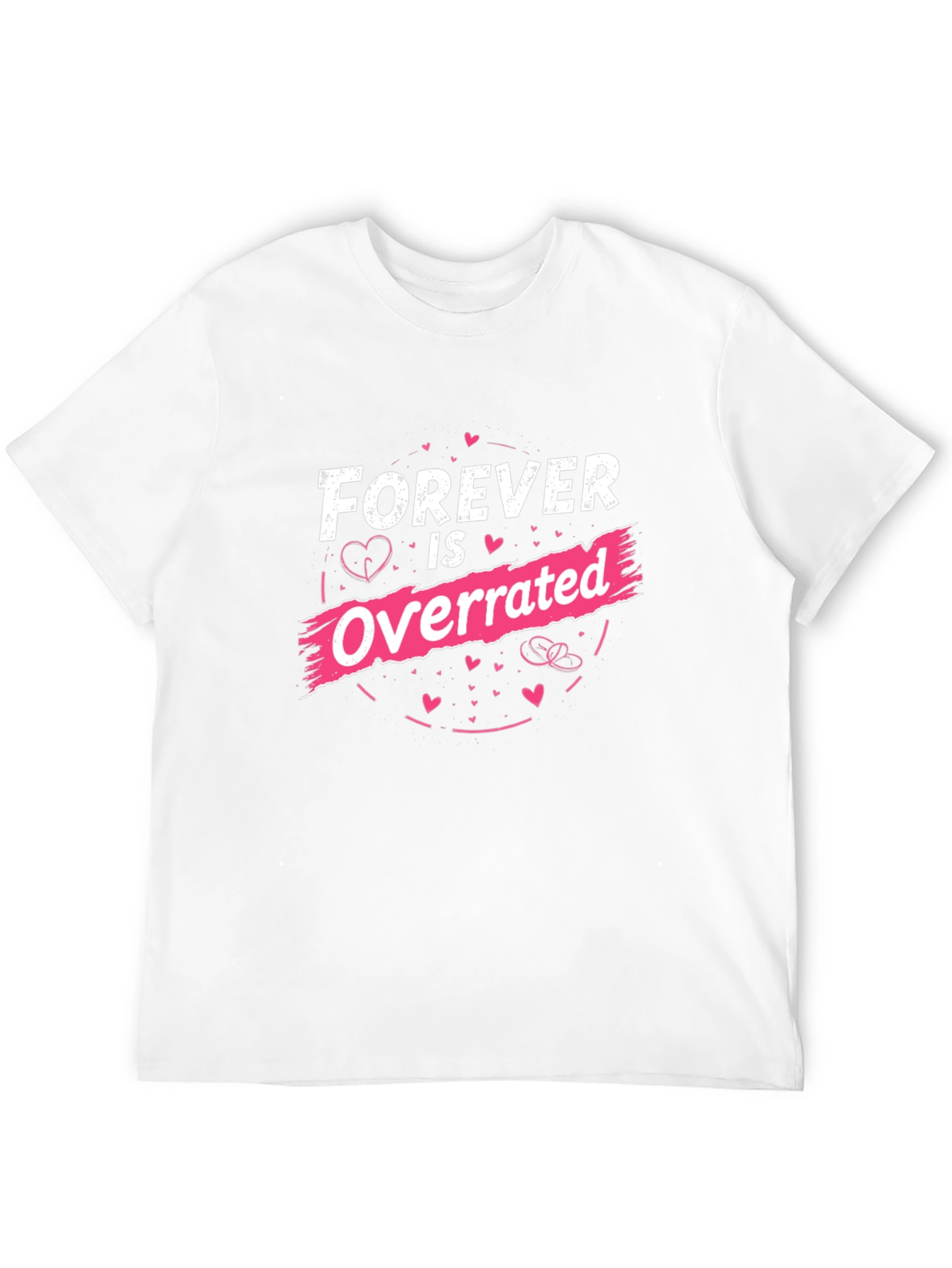 Forever is Overrated Graphic Tee - Black