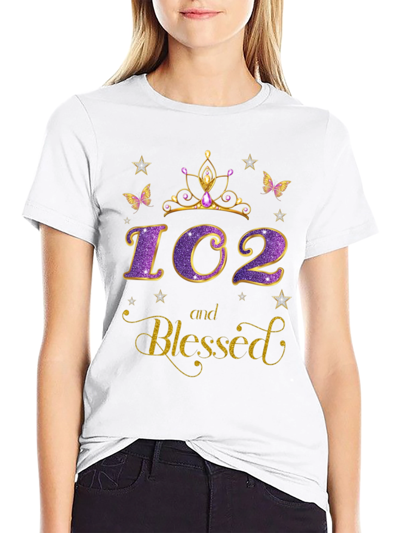 102 and Blessed Graphic Tee