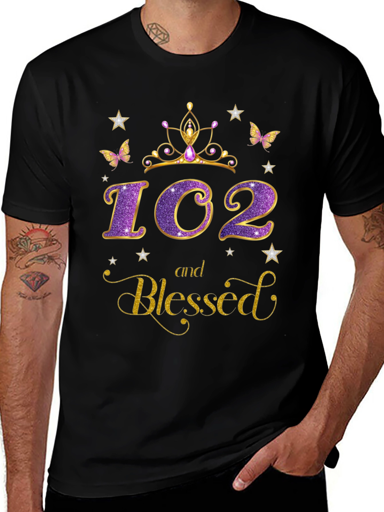 102 and Blessed Graphic Tee