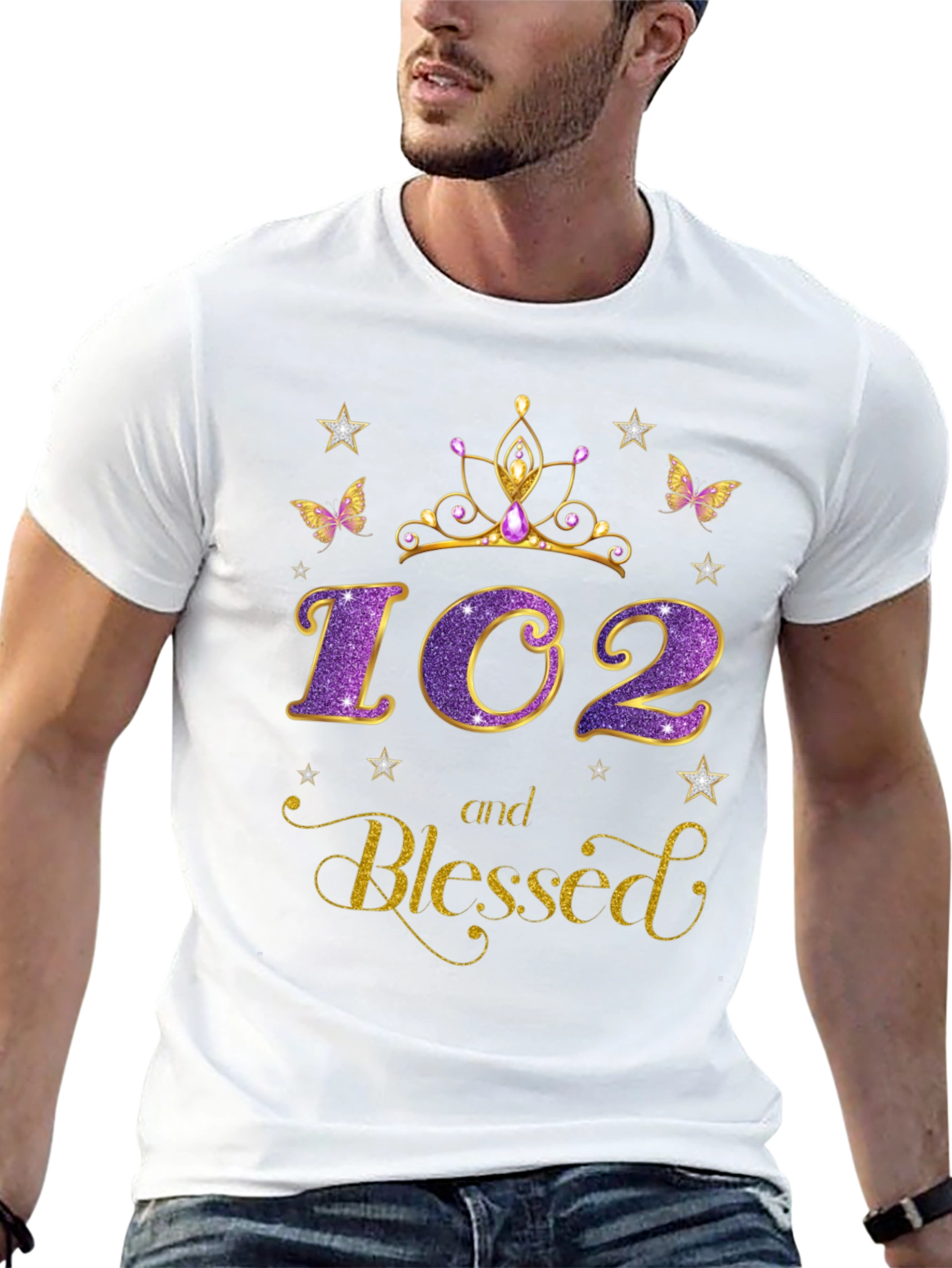 102 and Blessed Graphic Tee