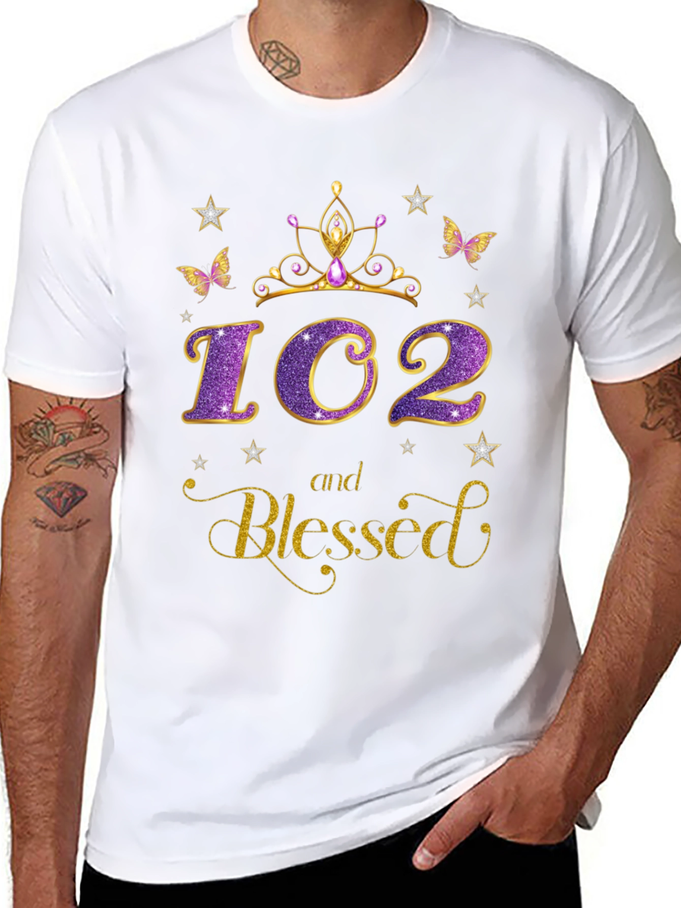 102 and Blessed Graphic Tee