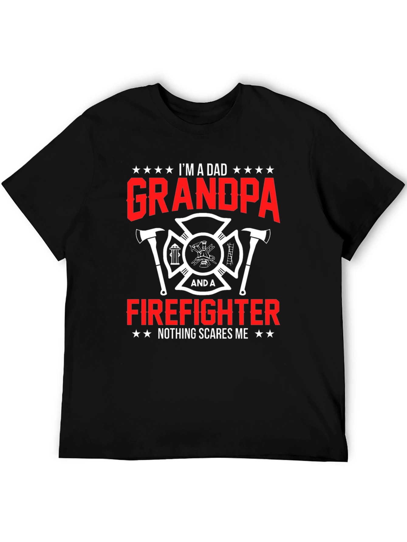 Dad Grandpa Firefighter T-Shirt