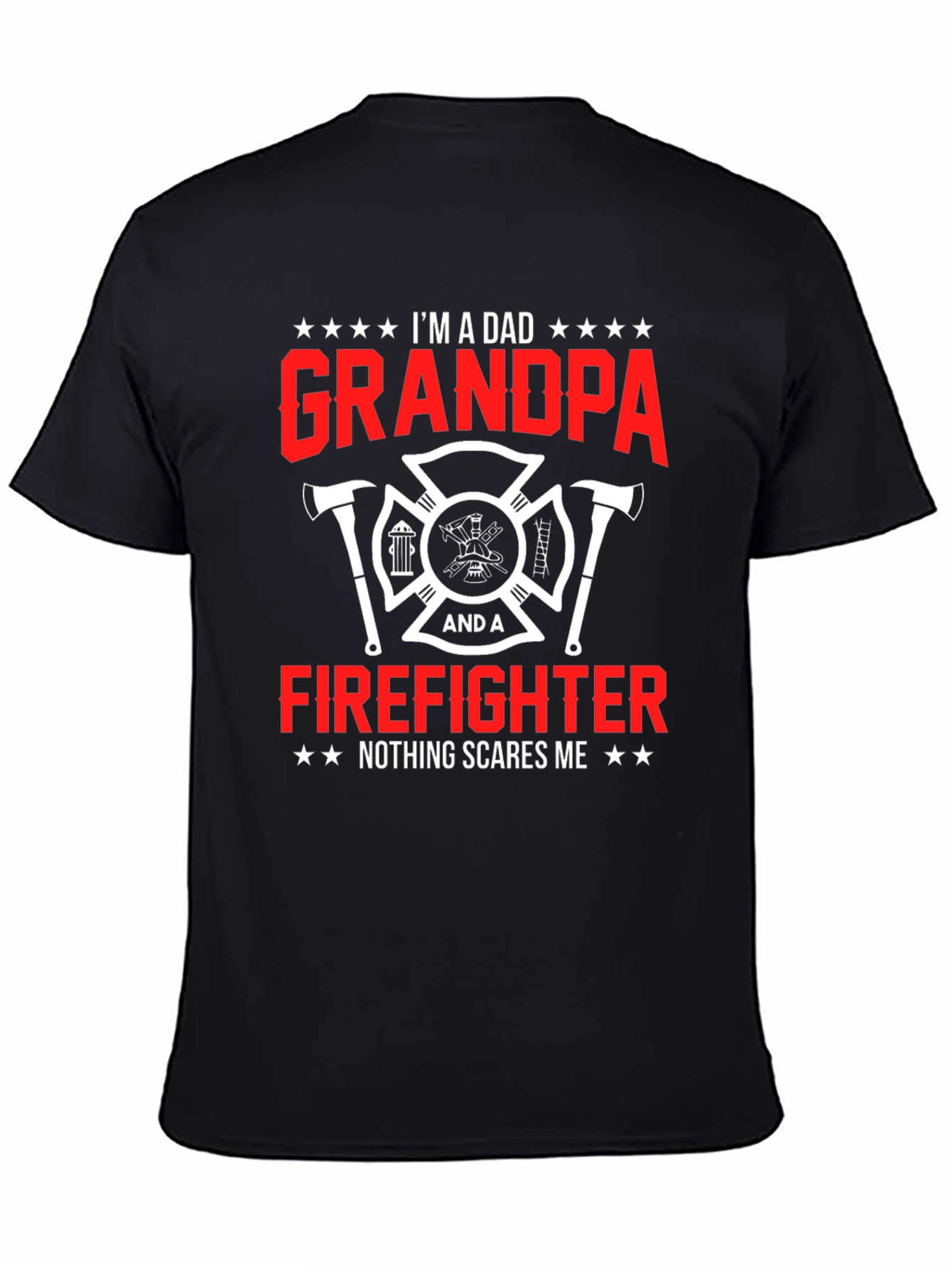 Dad Grandpa Firefighter T-Shirt
