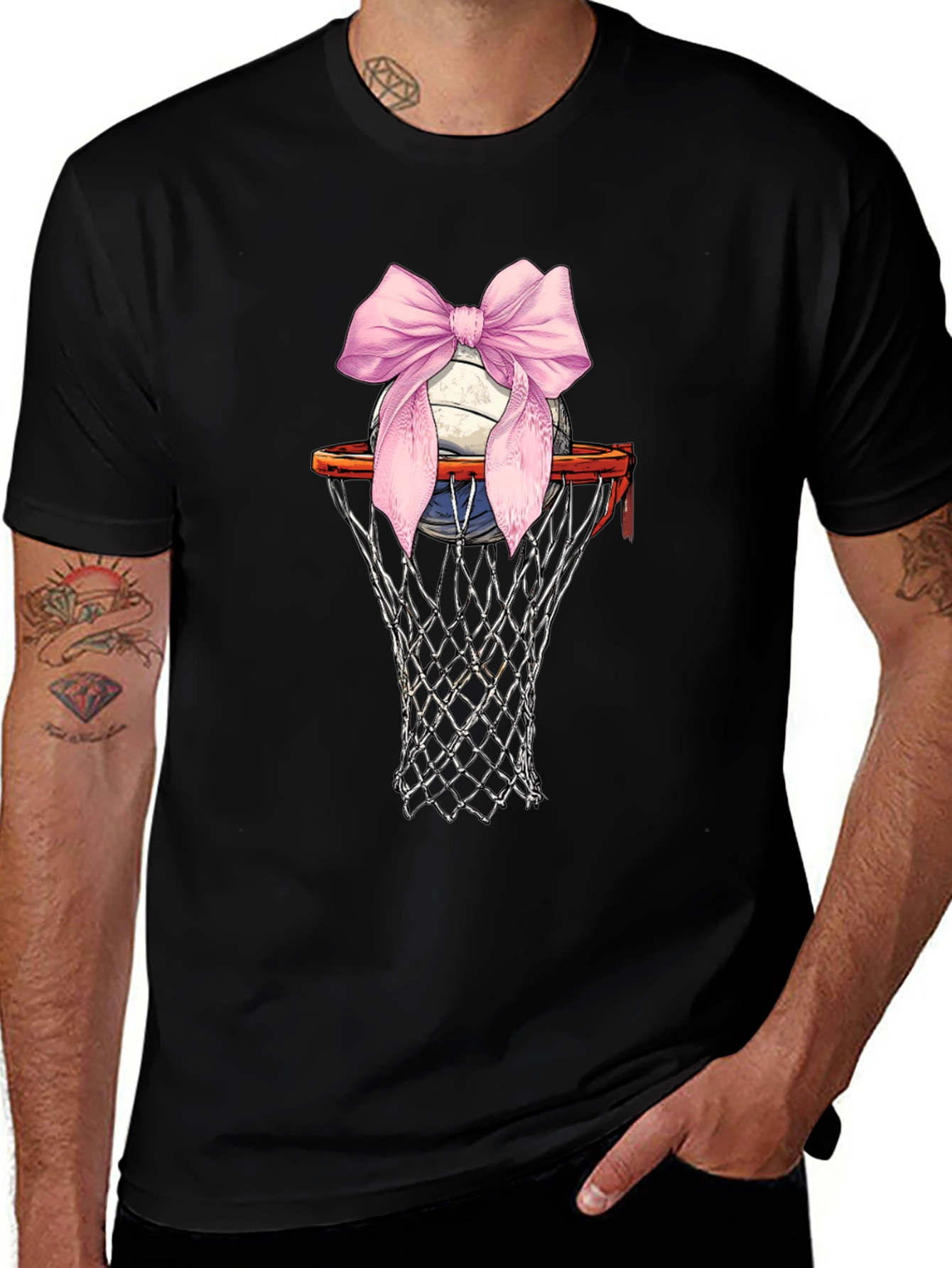 Volleyball Breast Cancer Awareness T-Shirt