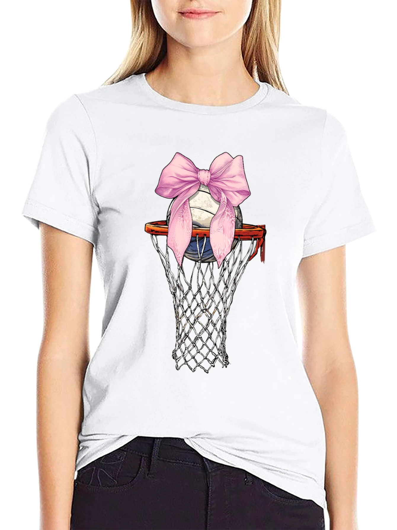 Volleyball Breast Cancer Awareness T-Shirt