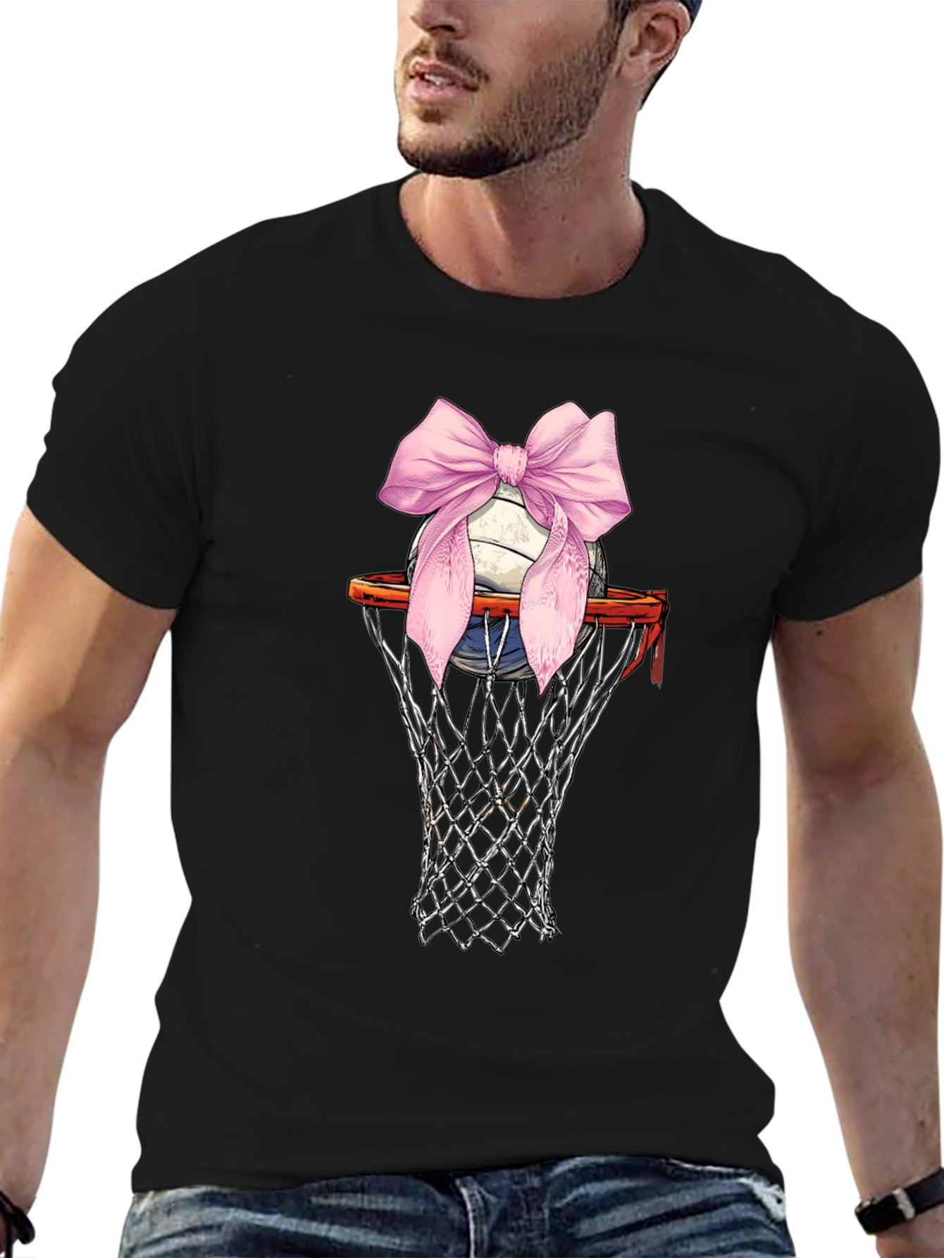 Volleyball Breast Cancer Awareness T-Shirt