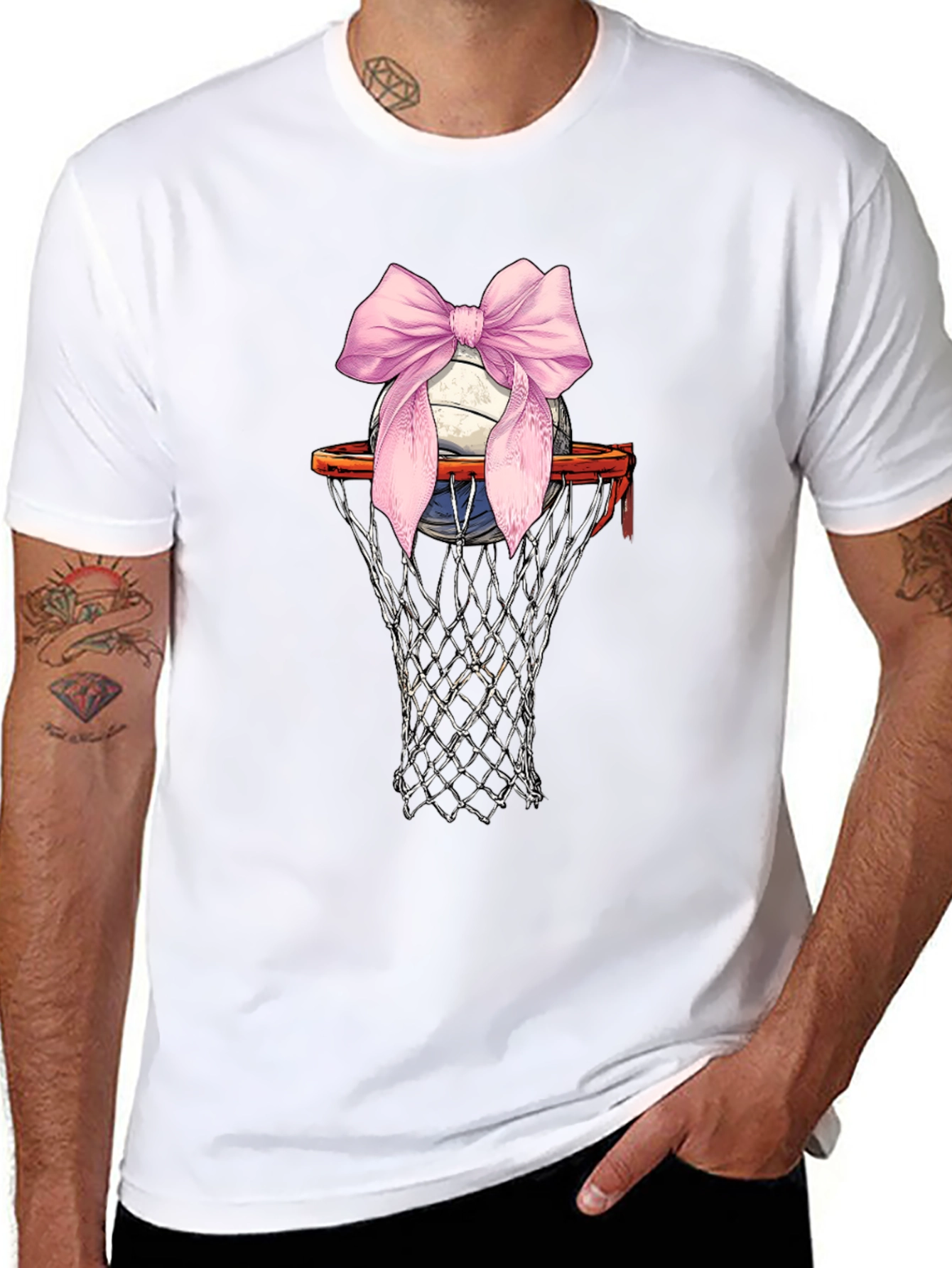 Volleyball Breast Cancer Awareness T-Shirt