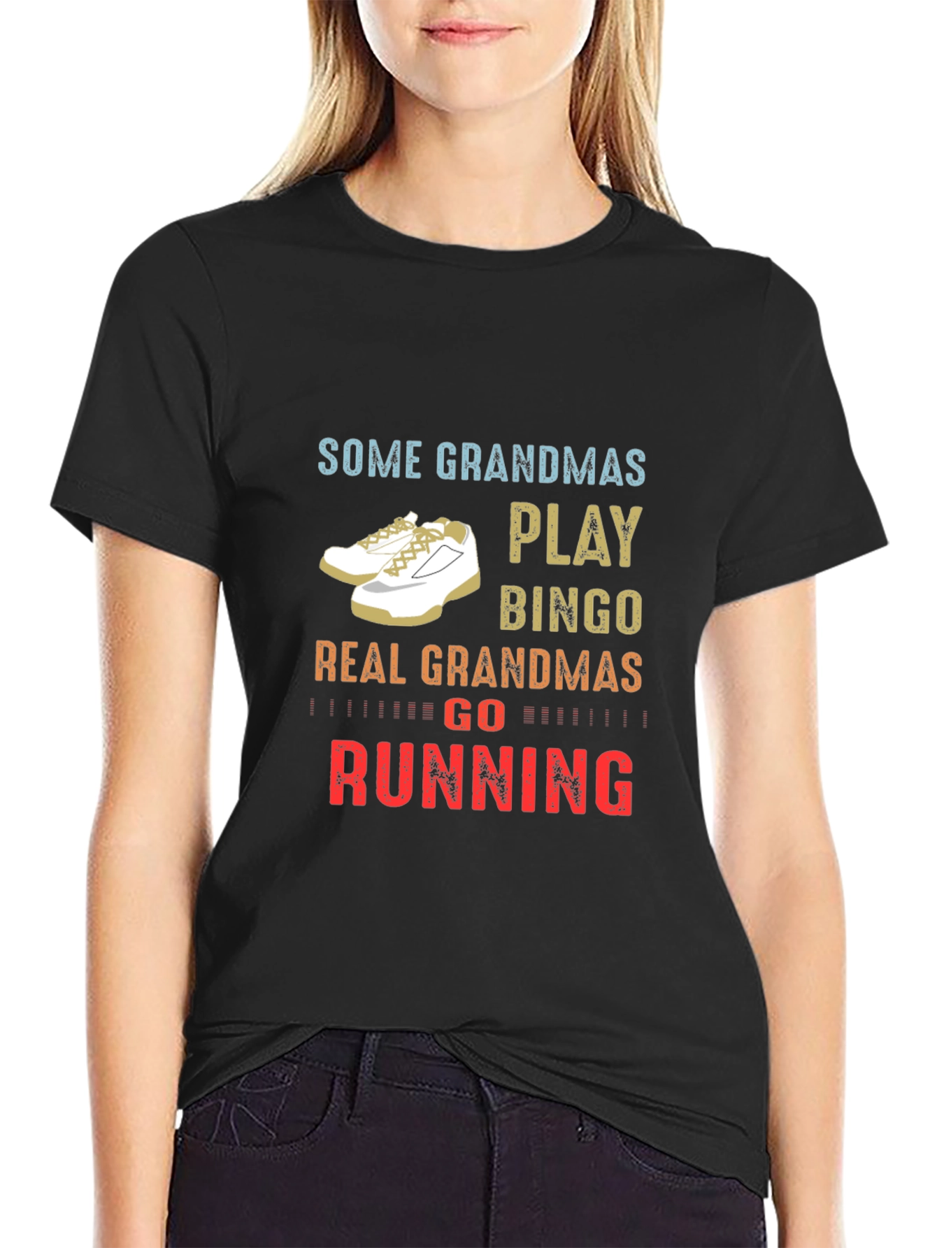 Funny Running Grandmas T-Shirt