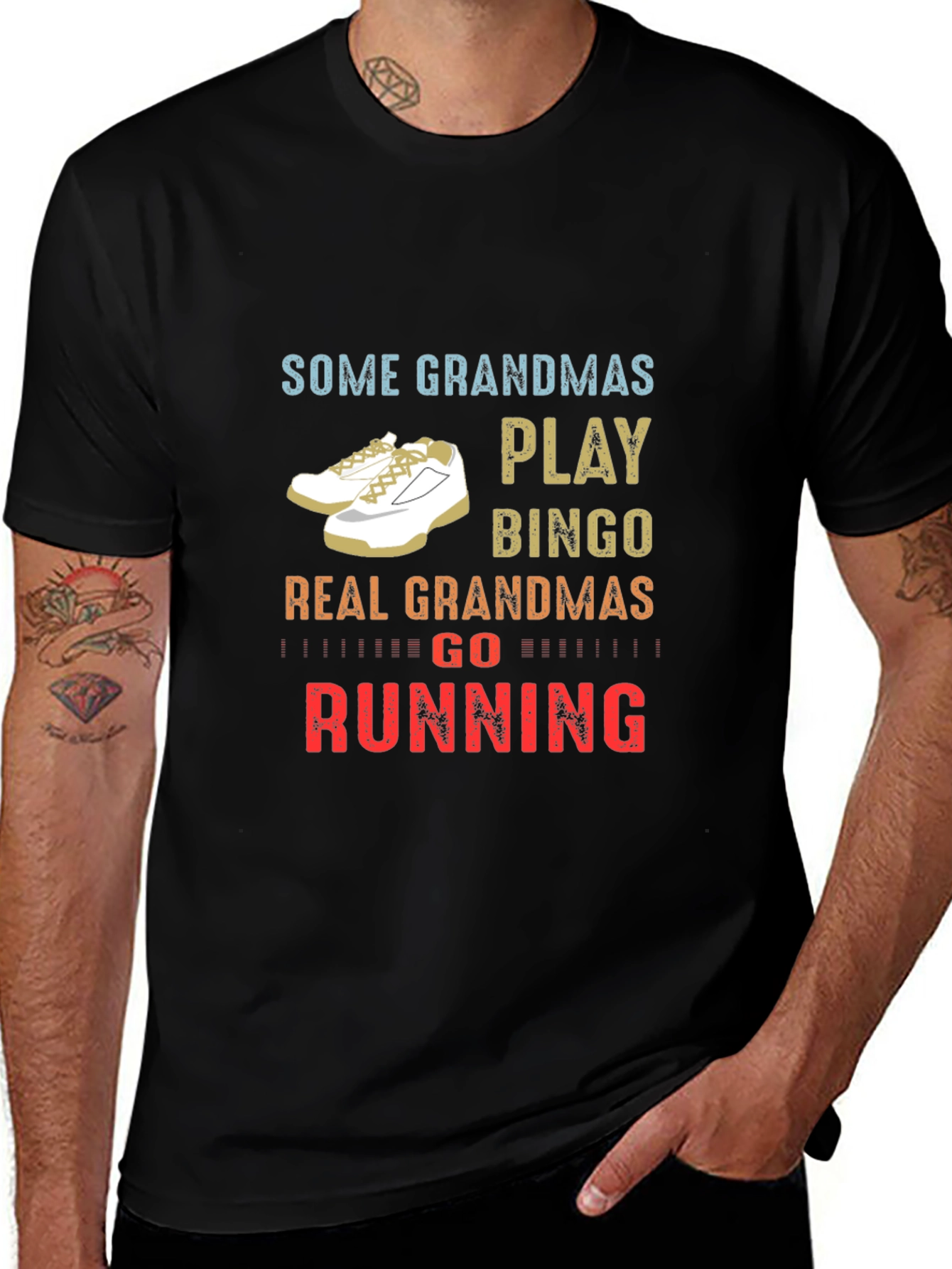 Funny Running Grandmas T-Shirt