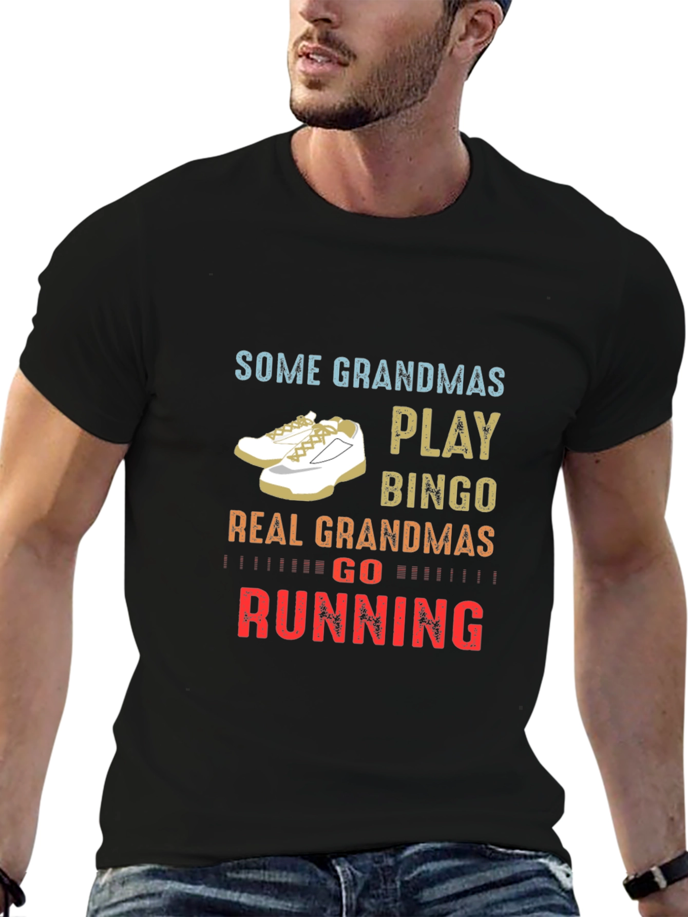 Funny Running Grandmas T-Shirt