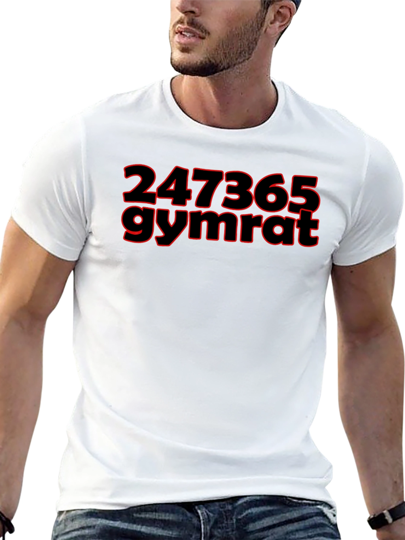 247365 Gymrat Black T-Shirt