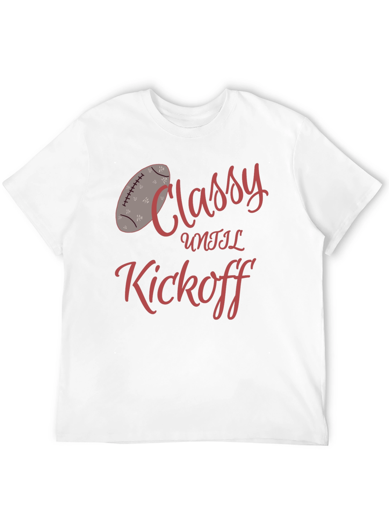 Classy Until Kickoff Graphic Tee