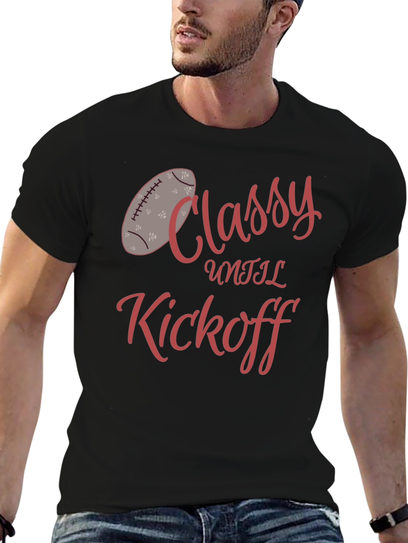Classy Until Kickoff Graphic Tee