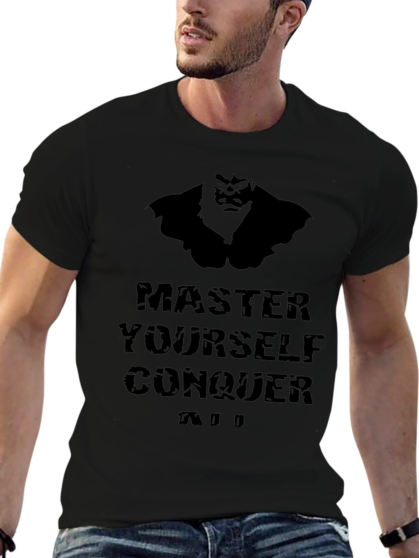 Master Yourself Conquer All Graphic Tee