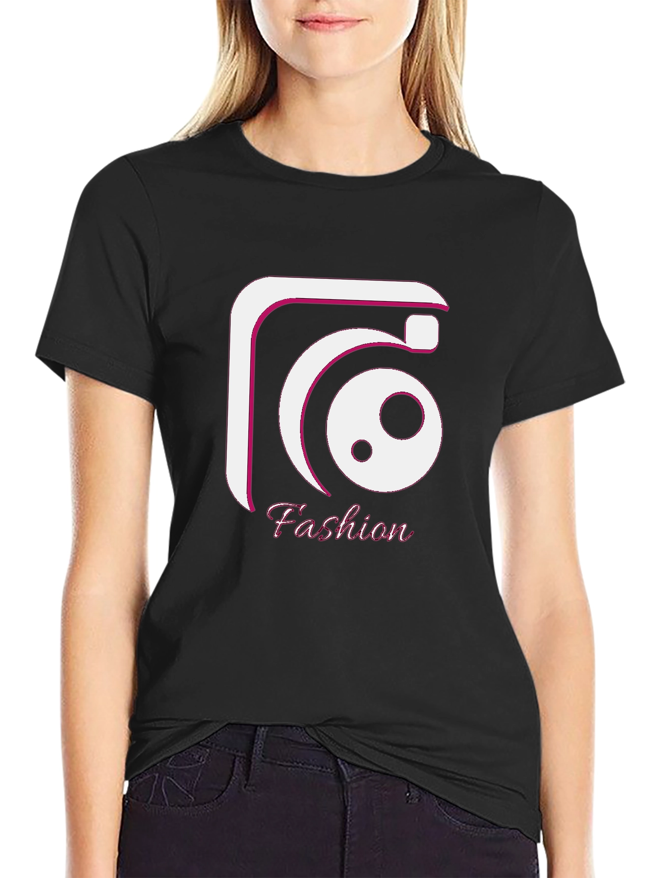 Trendy Black Fashion T-Shirt