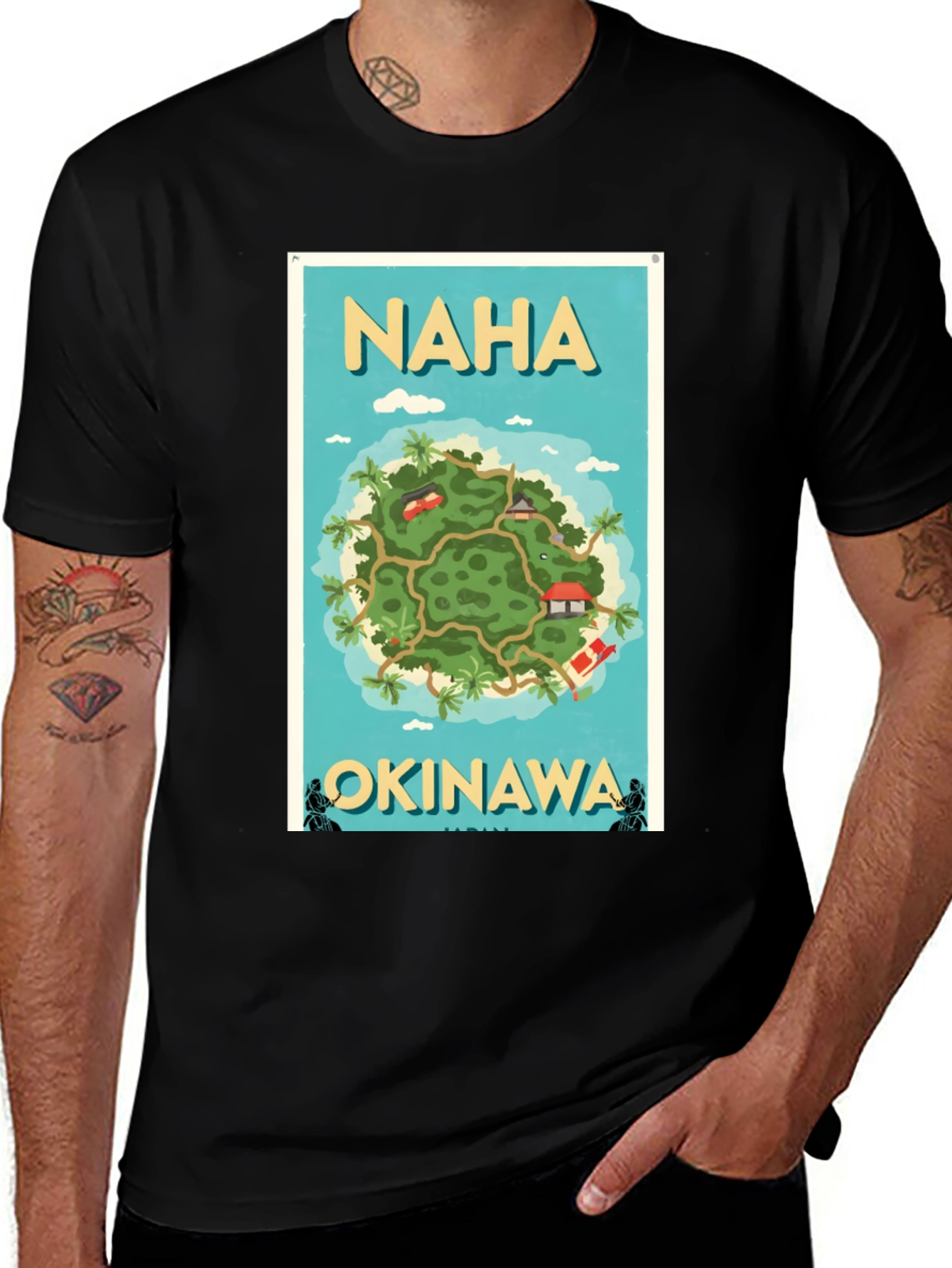 Naha Okinawa Graphic T-Shirt