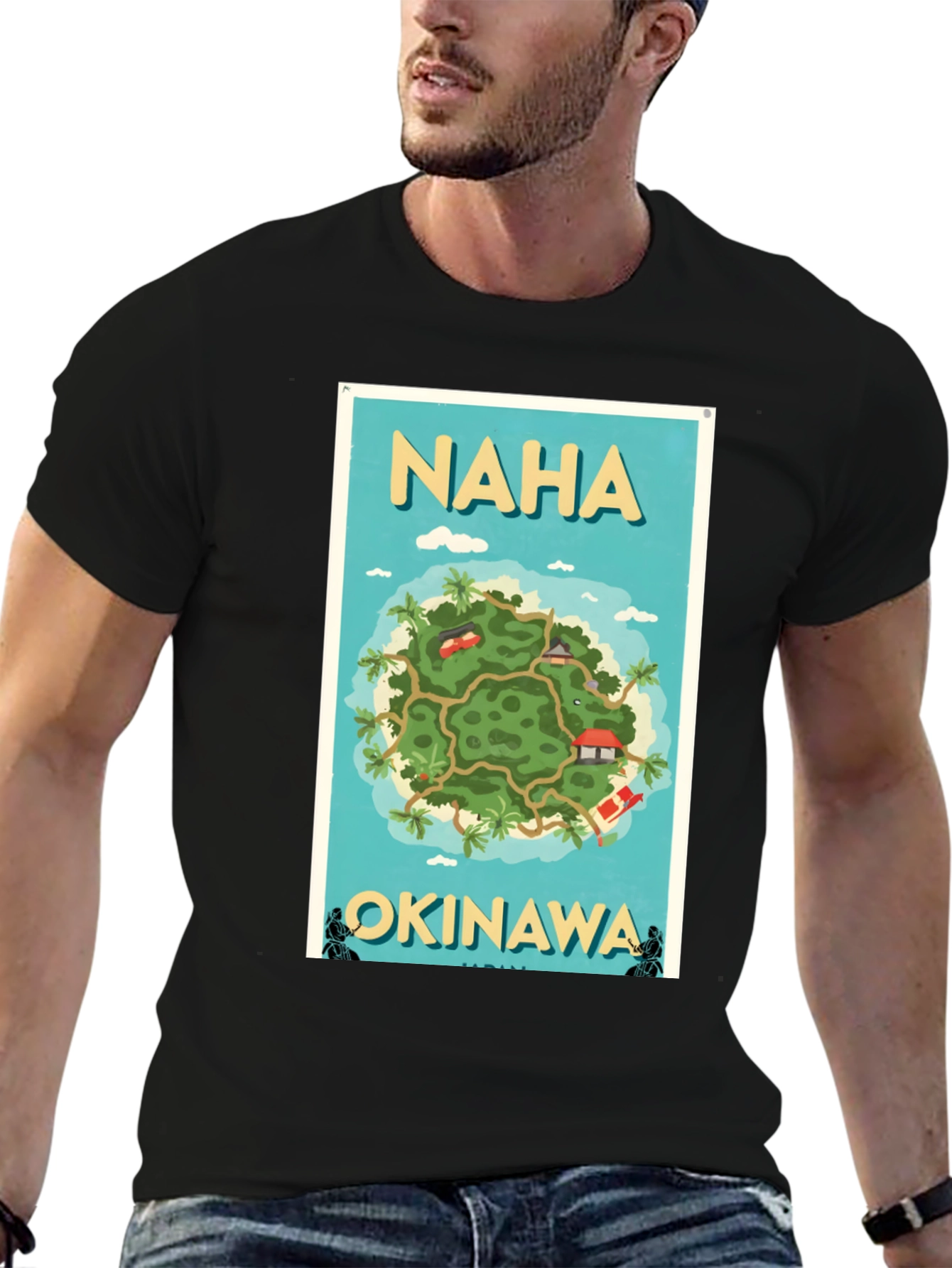 Naha Okinawa Graphic T-Shirt