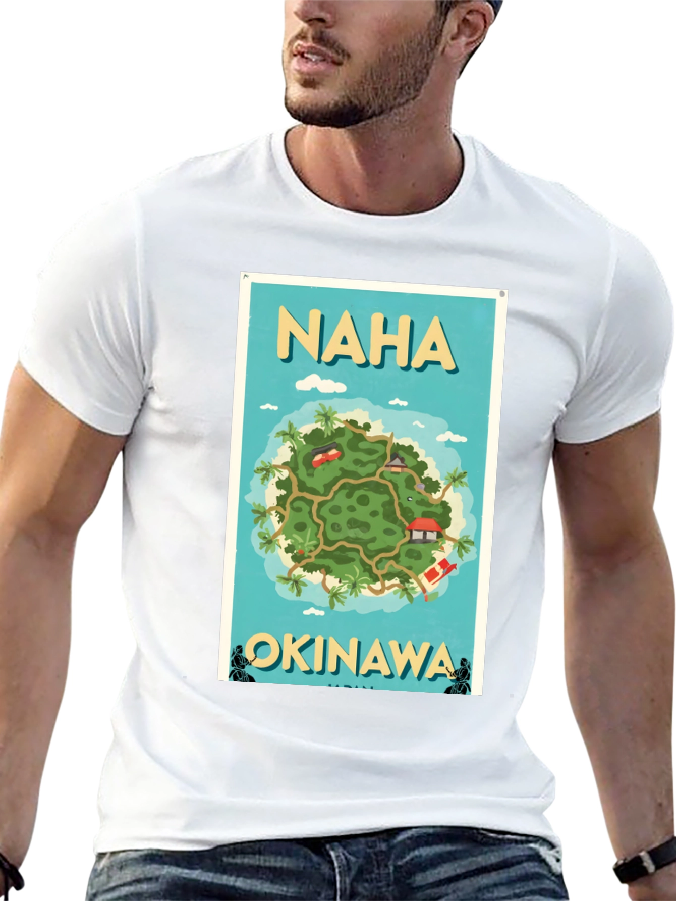 Naha Okinawa Graphic T-Shirt