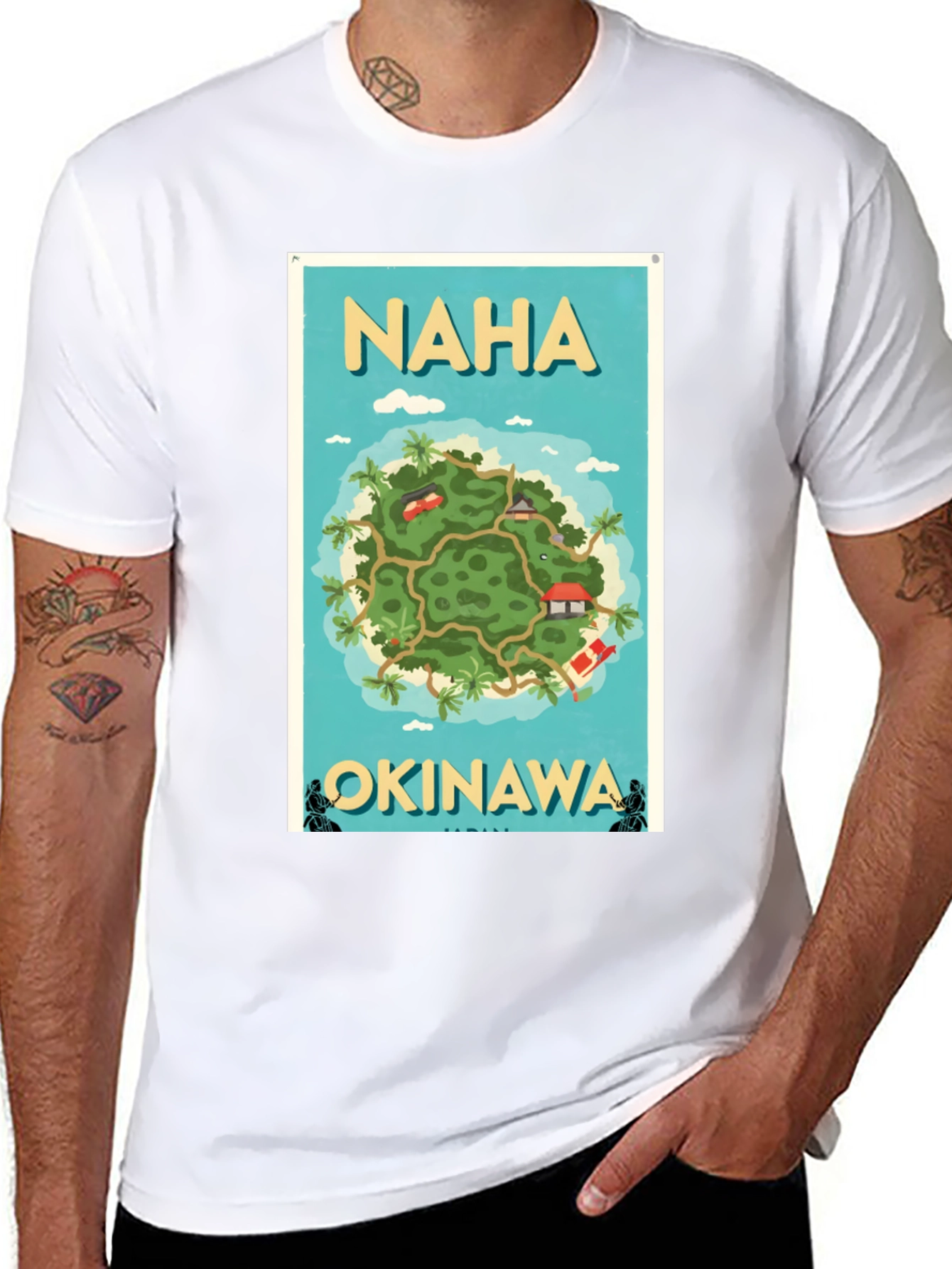 Naha Okinawa Graphic T-Shirt