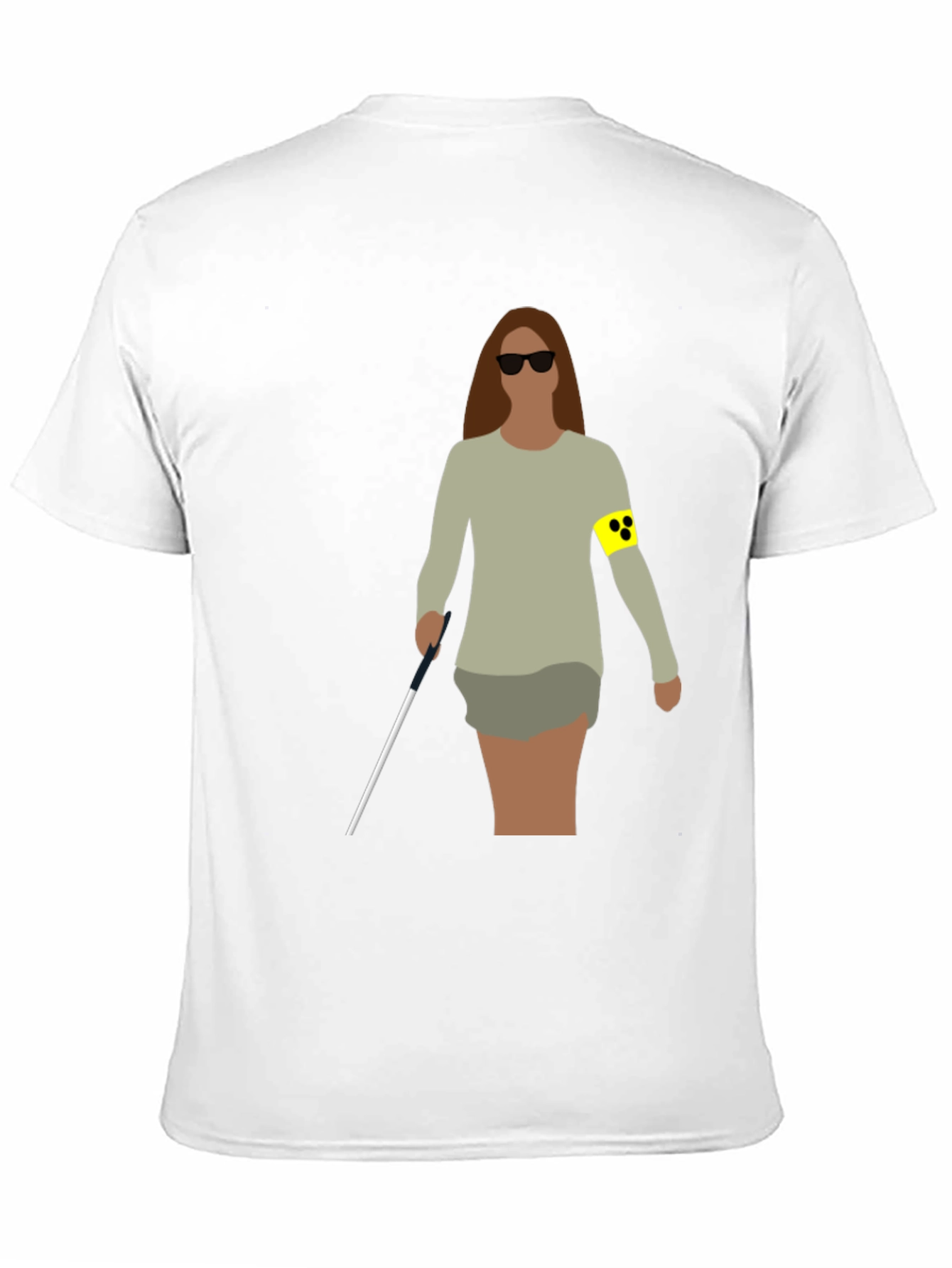 Blind Woman Graphic T-Shirt