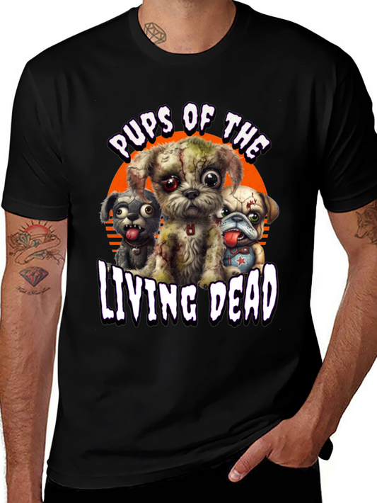 Pups of the Living Dead Black T-Shirt