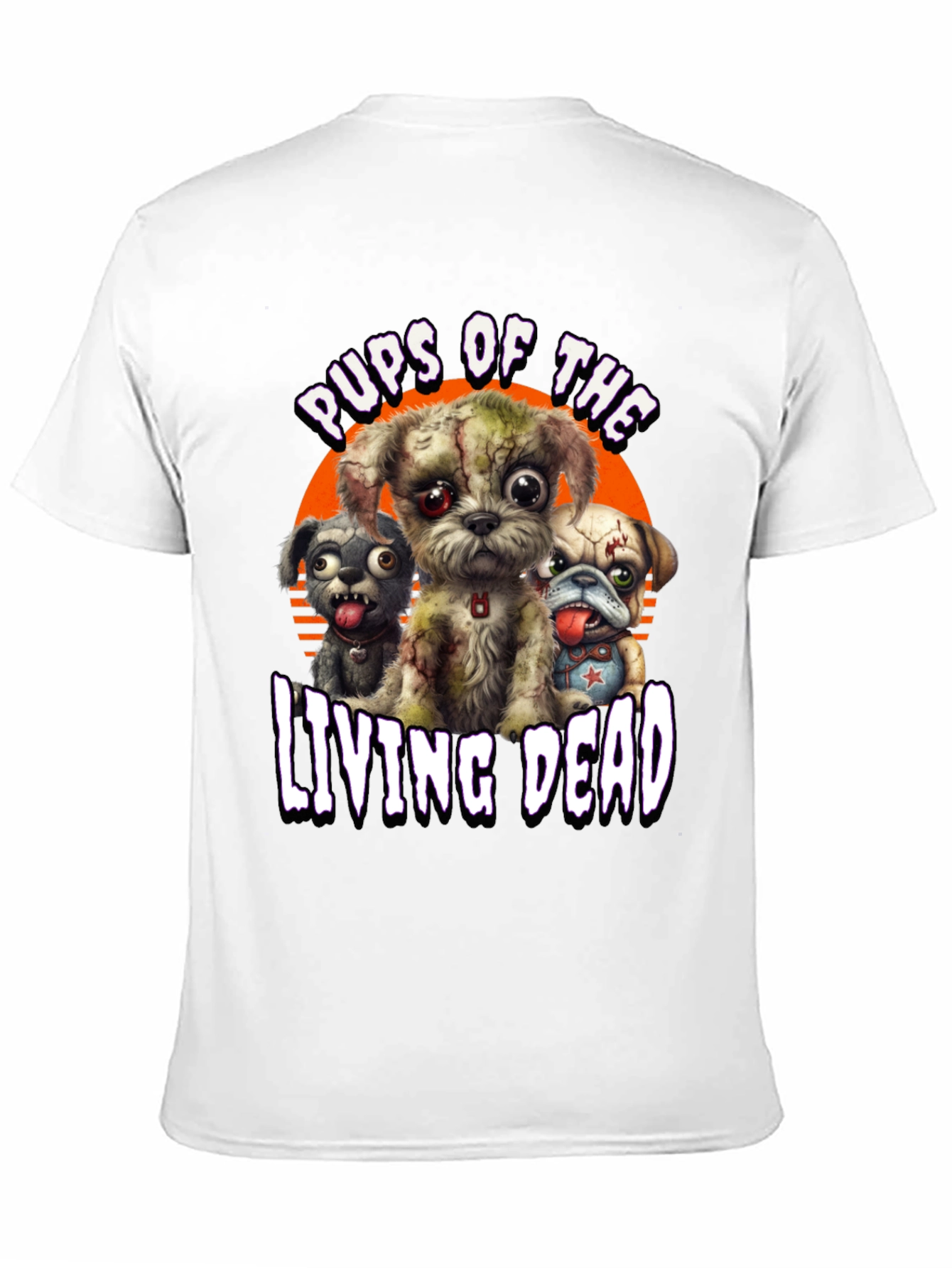 Pups of the Living Dead Black T-Shirt