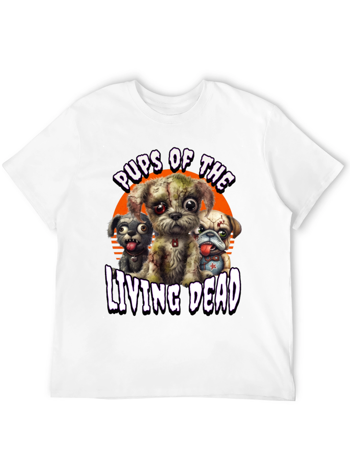 Pups of the Living Dead Black T-Shirt