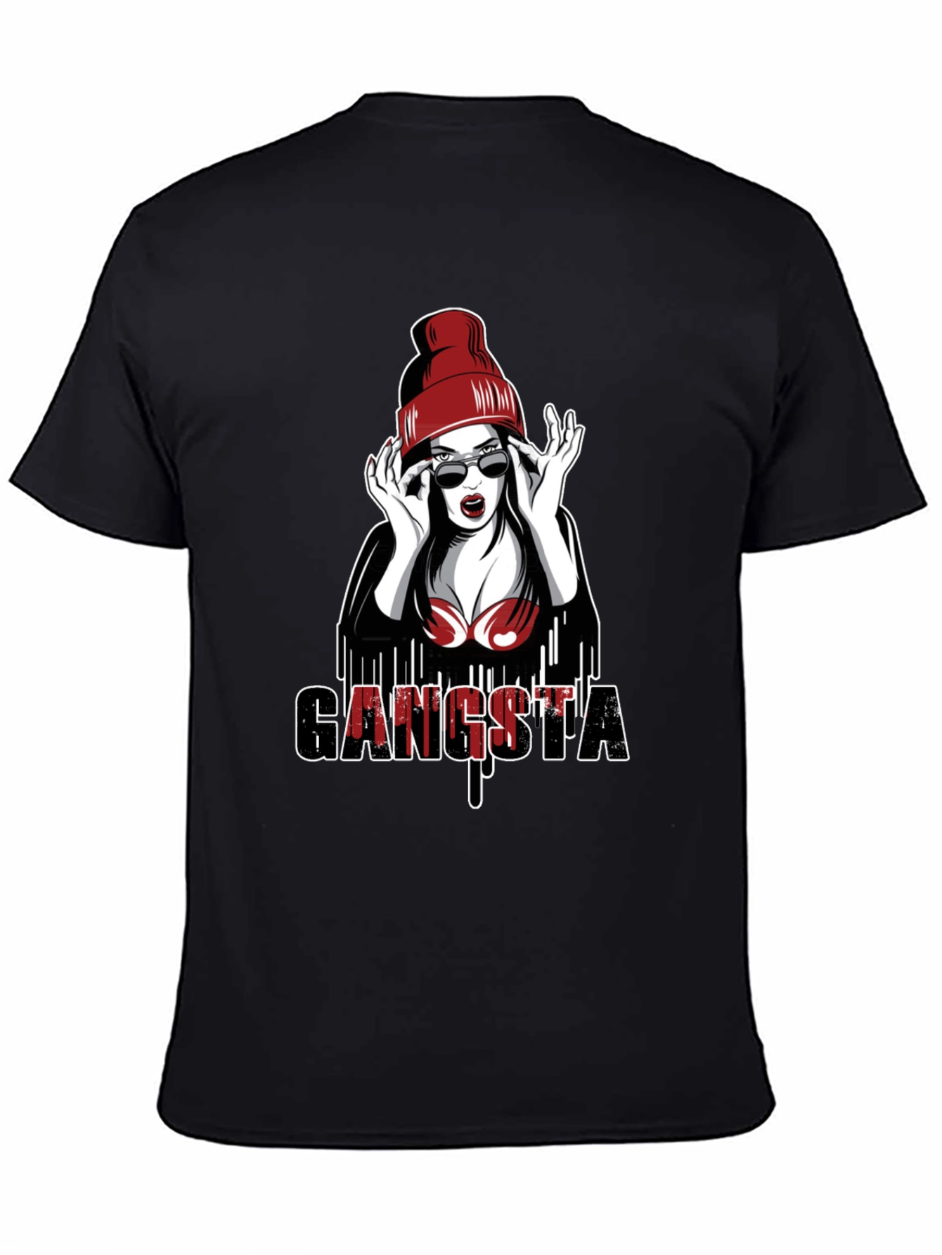 Gangsta Girl Graphic Tee - Edgy Streetwear