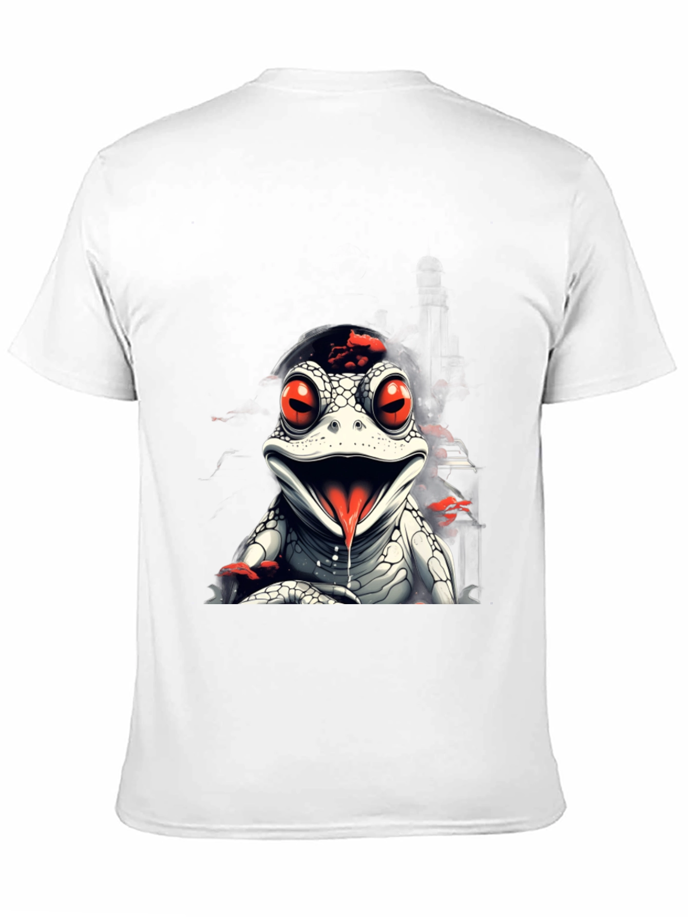 Frog T-Shirt: Red Eyed Reptile Graphic Tee