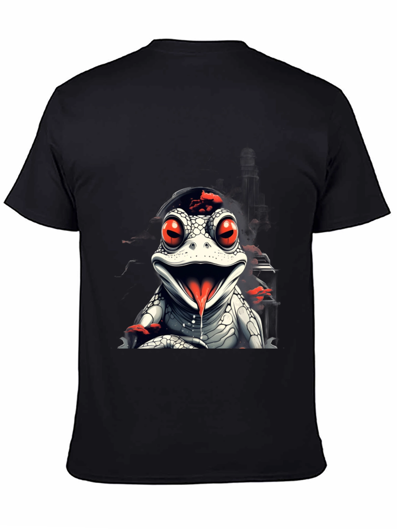 Frog T-Shirt: Red Eyed Reptile Graphic Tee