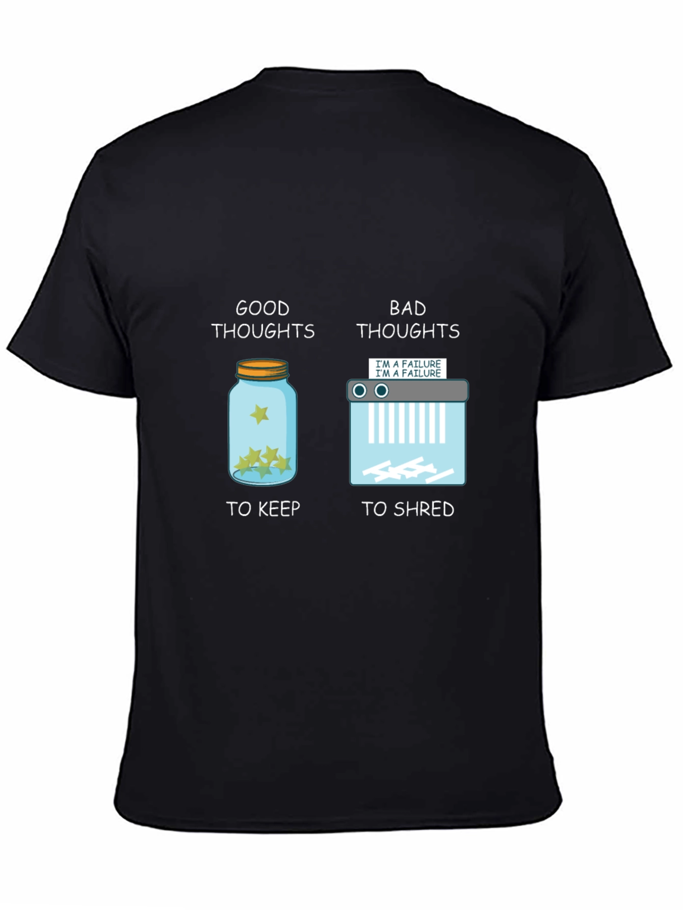 Good Thoughts Bad Thoughts Graphic T-Shirt