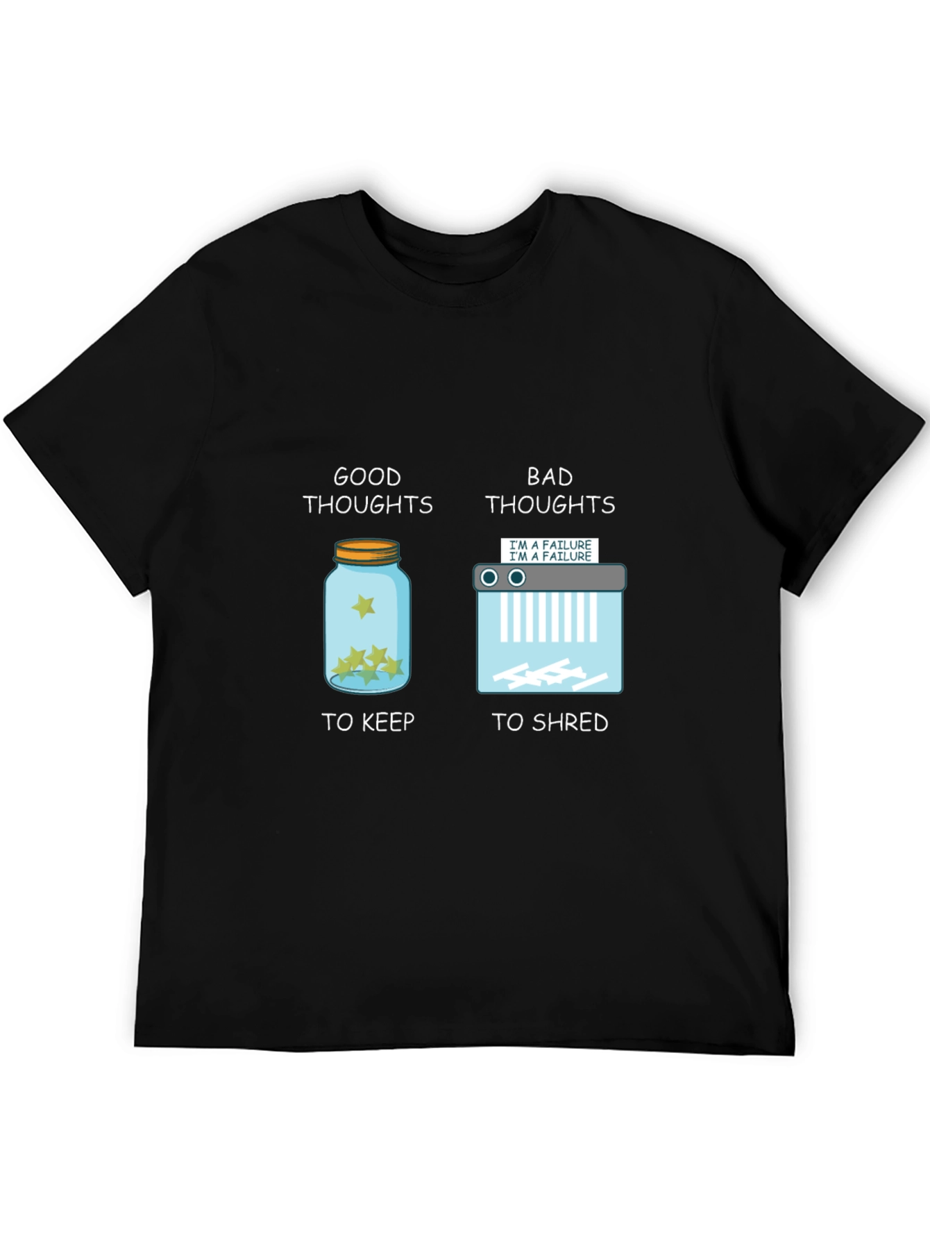 Good Thoughts Bad Thoughts Graphic T-Shirt