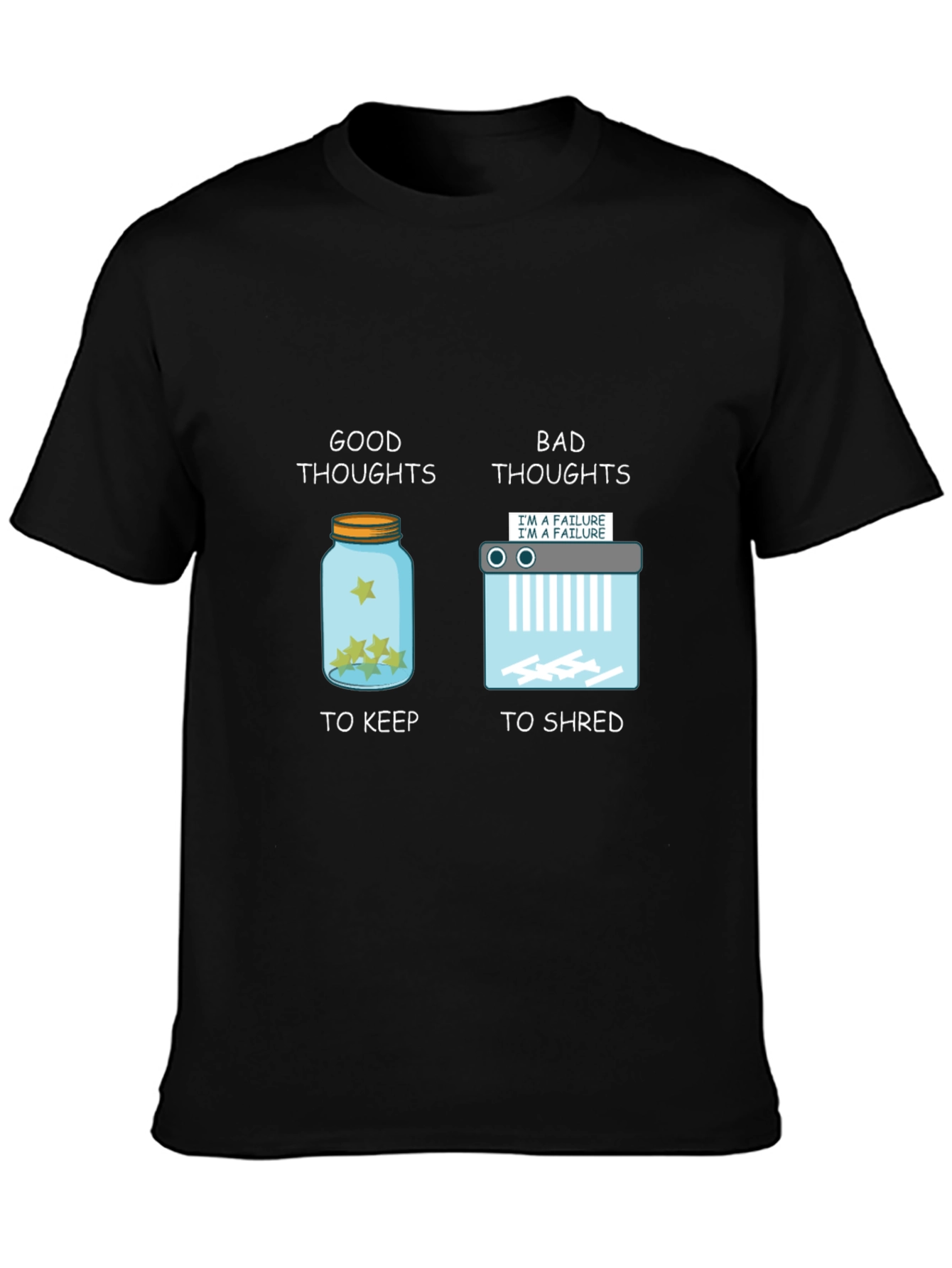 Good Thoughts Bad Thoughts Graphic T-Shirt