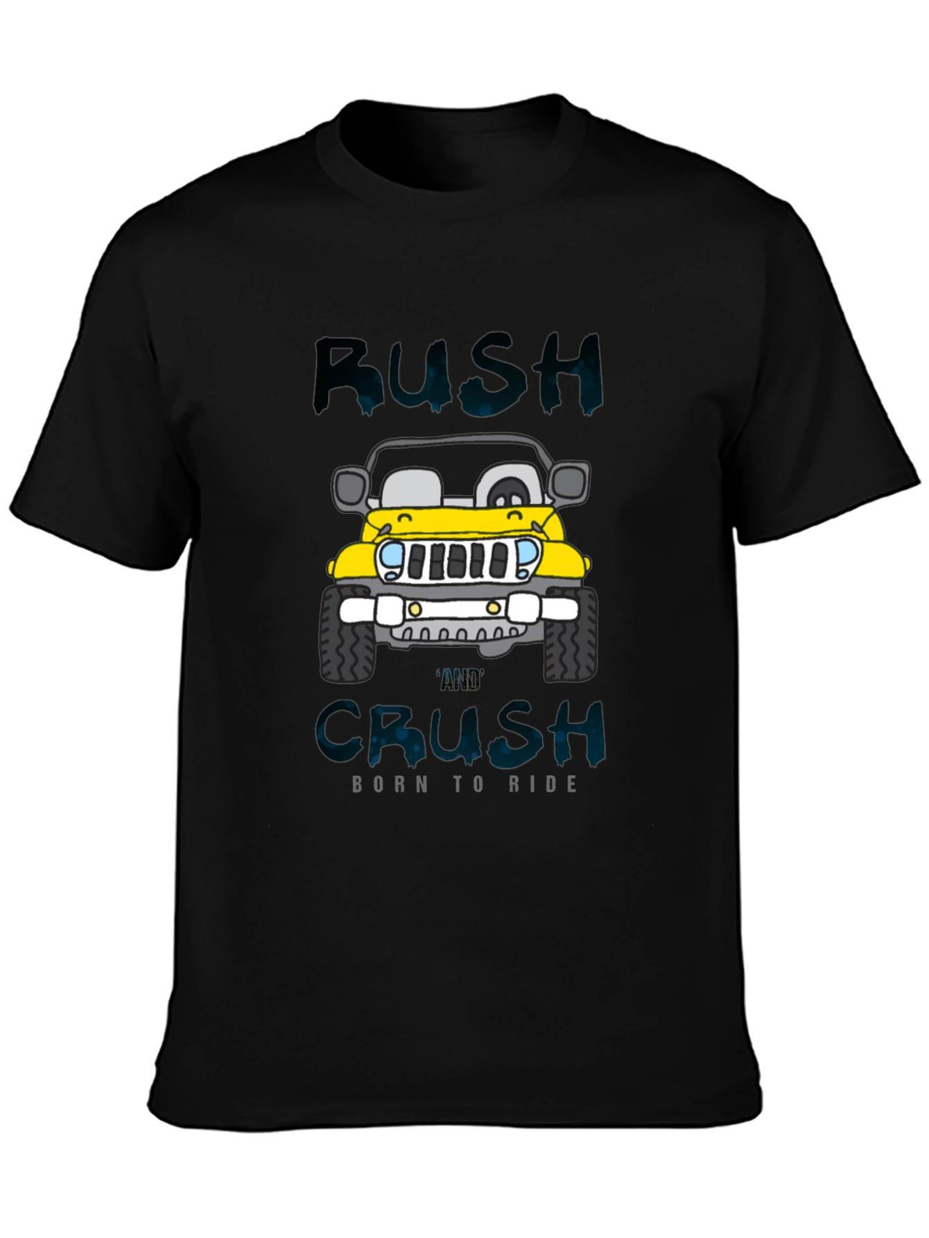 Rush and Crush Born to Ride Graphic T-Shirt
