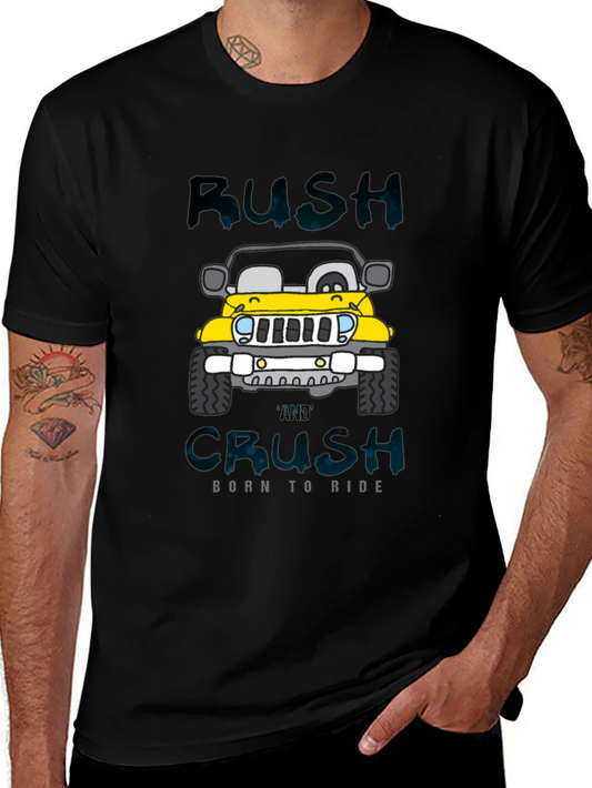 Rush and Crush Born to Ride Graphic T-Shirt