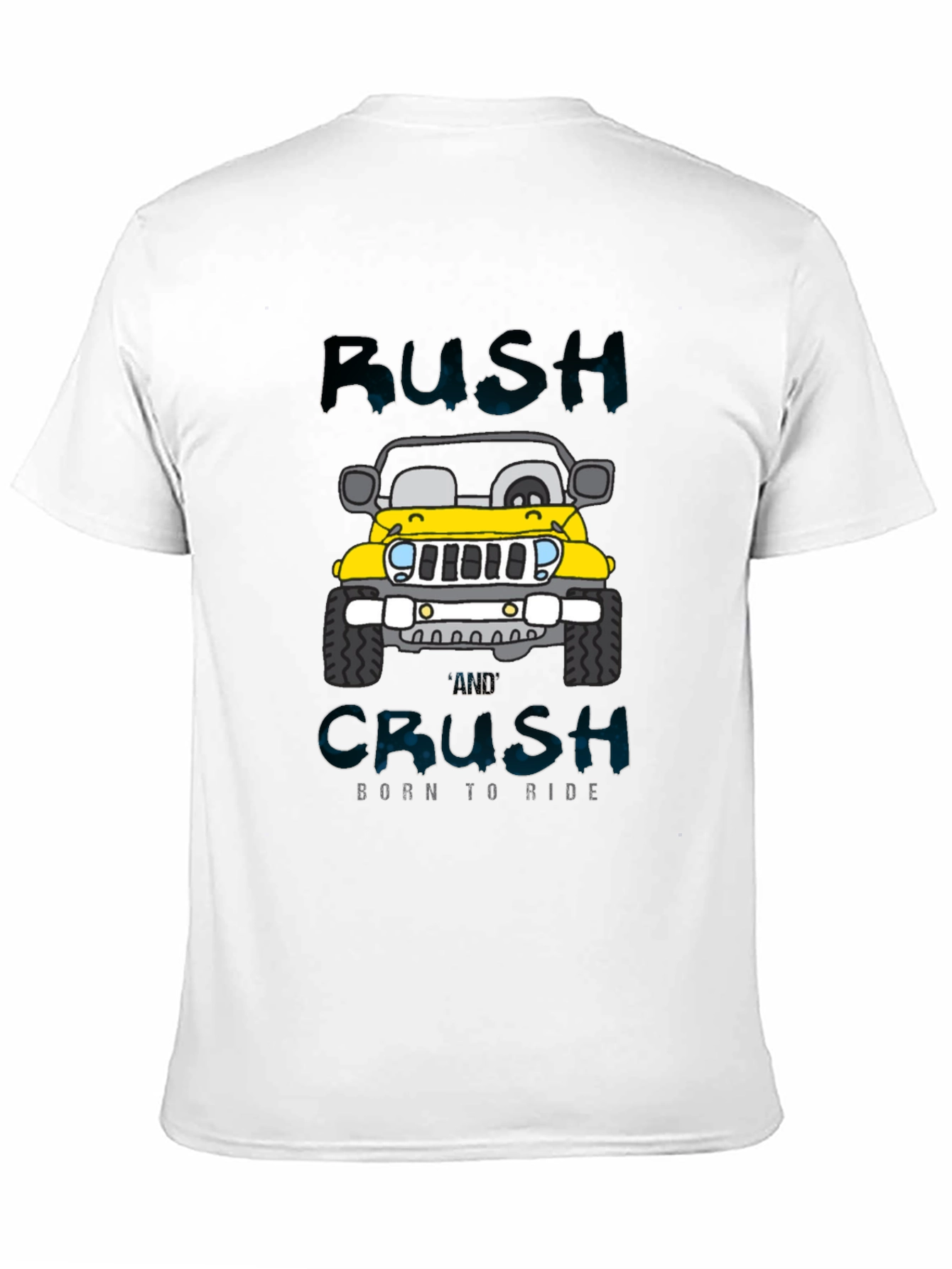 Rush and Crush Born to Ride Graphic T-Shirt