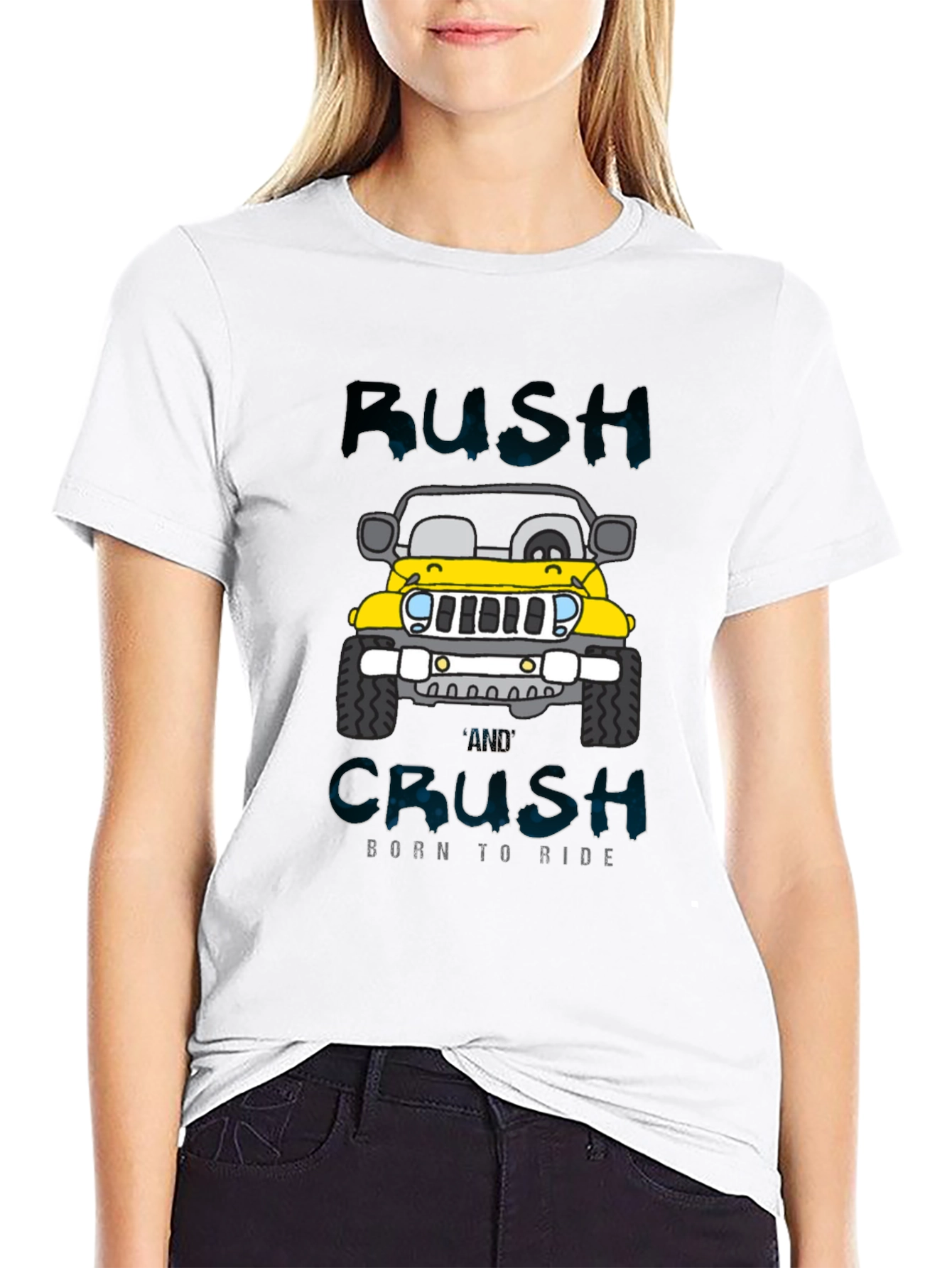Rush and Crush Born to Ride Graphic T-Shirt