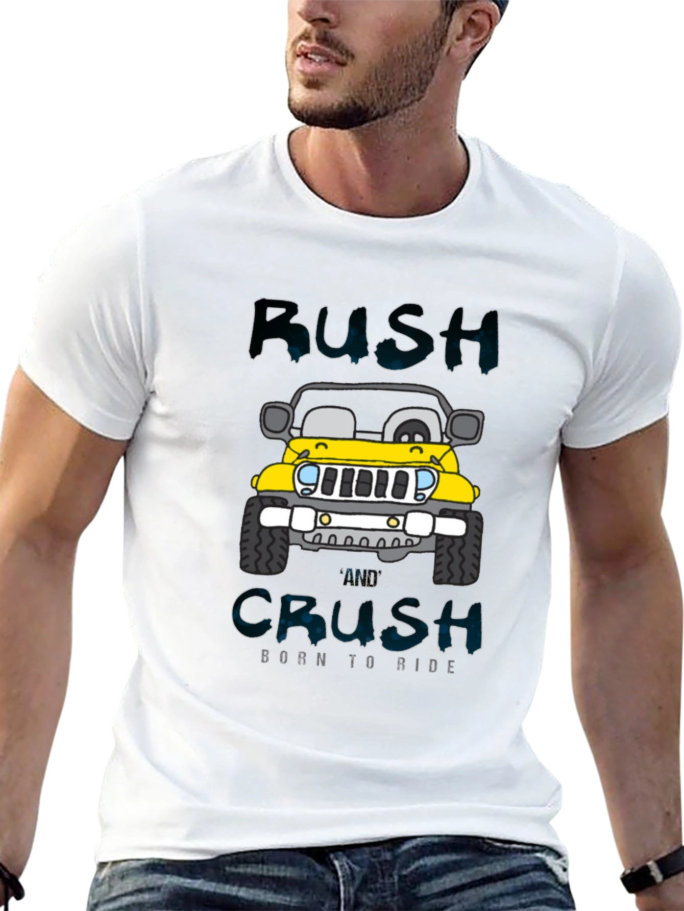 Rush and Crush Born to Ride Graphic T-Shirt